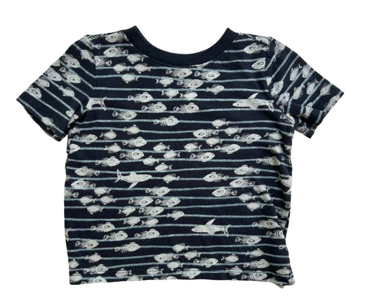 18-24M Old Navy Fish Striped T-Shirt.