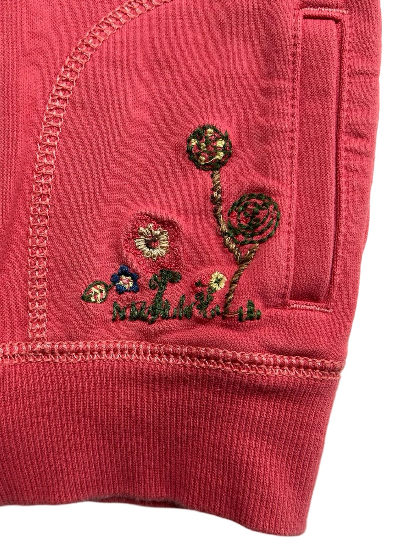 2T Toddler Girl’s Baby Gap Navy Embroidered Sweat Jacket