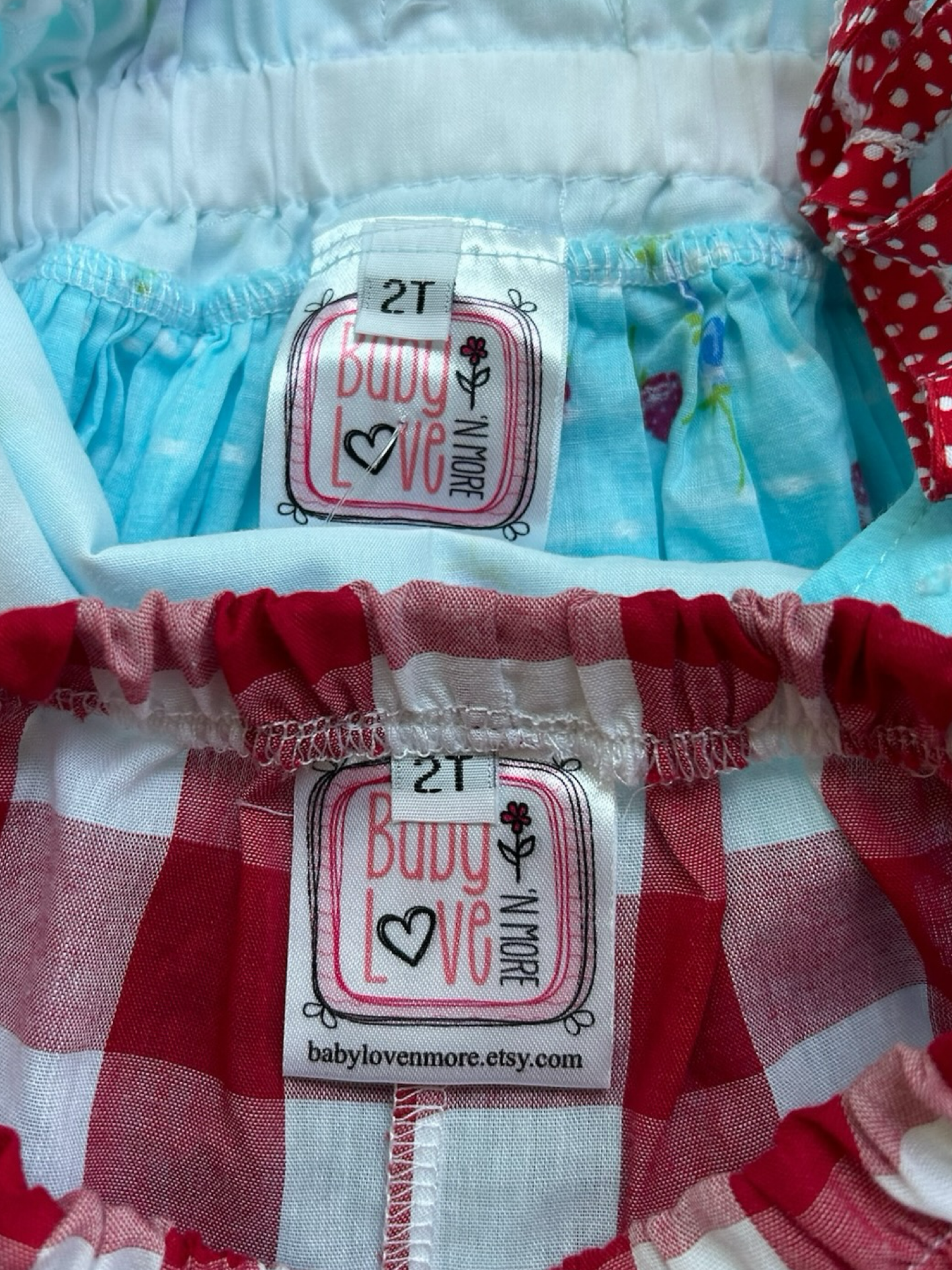 2T Toddler Girls Baby Love ‘n More Floral 🌸 And Strawberries 🍓 Bloomer Short Outfits 2 Pieces Set.