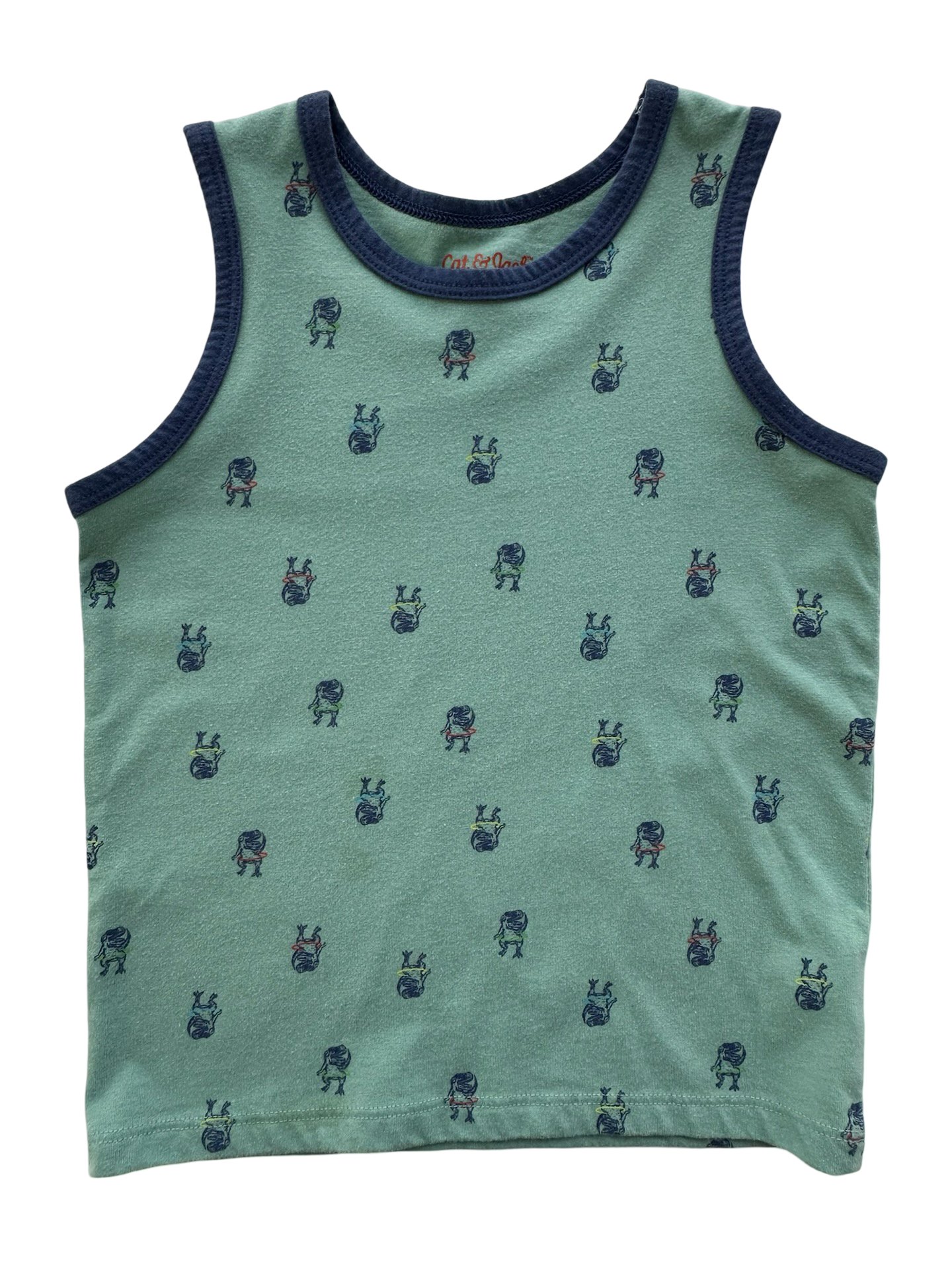 4T Toddler Boys Cat & Jack Tank Tops Dino & Pineapple