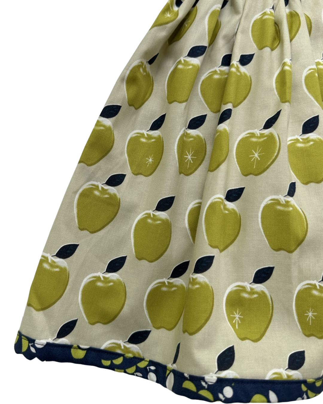 12M Baby Girl Boutique Small Shop Miss Molly Mae Designs Green Apple Dress