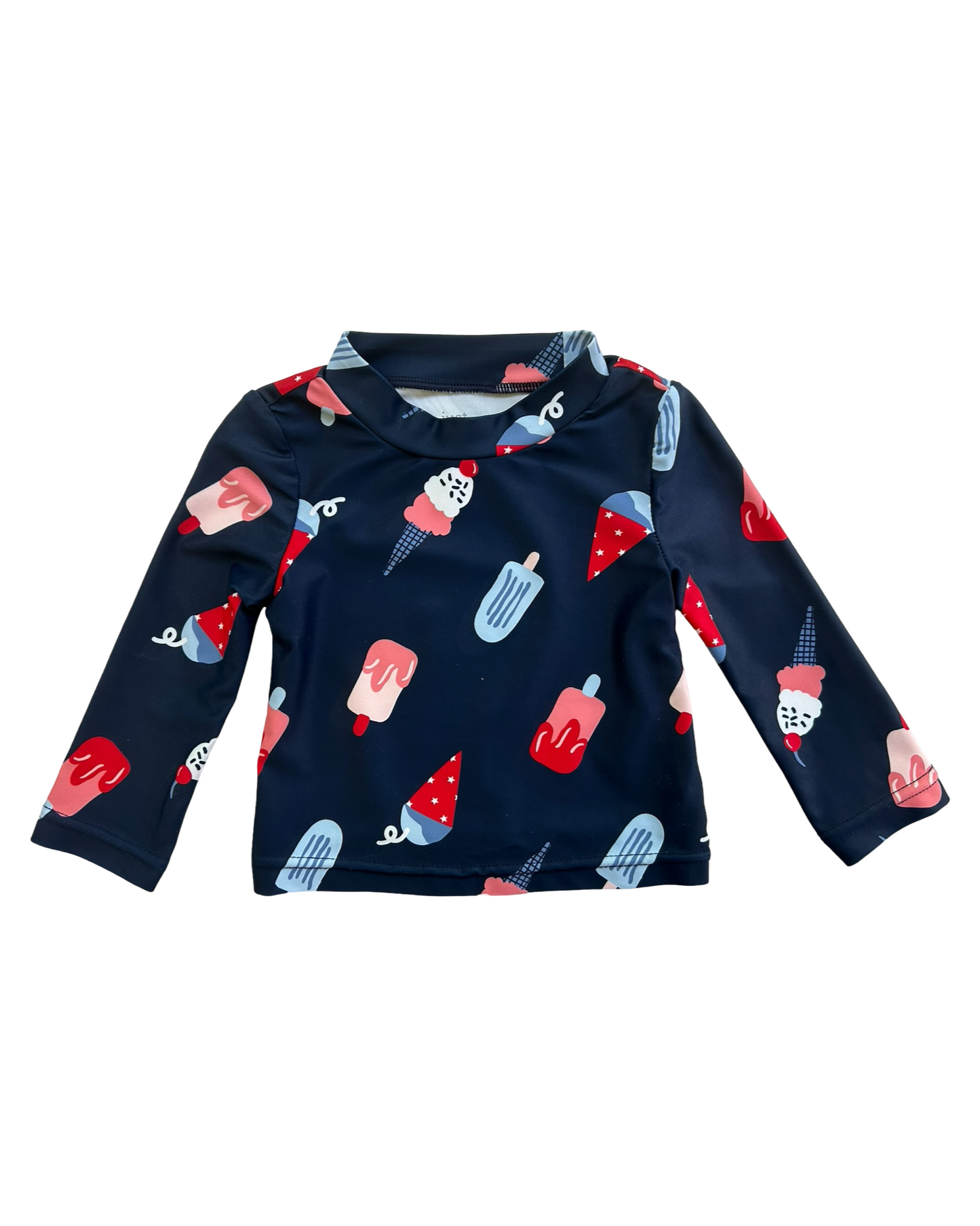 6M Baby Girl Just One You By Carters Navy Popsicle RashGuard Swim Suit