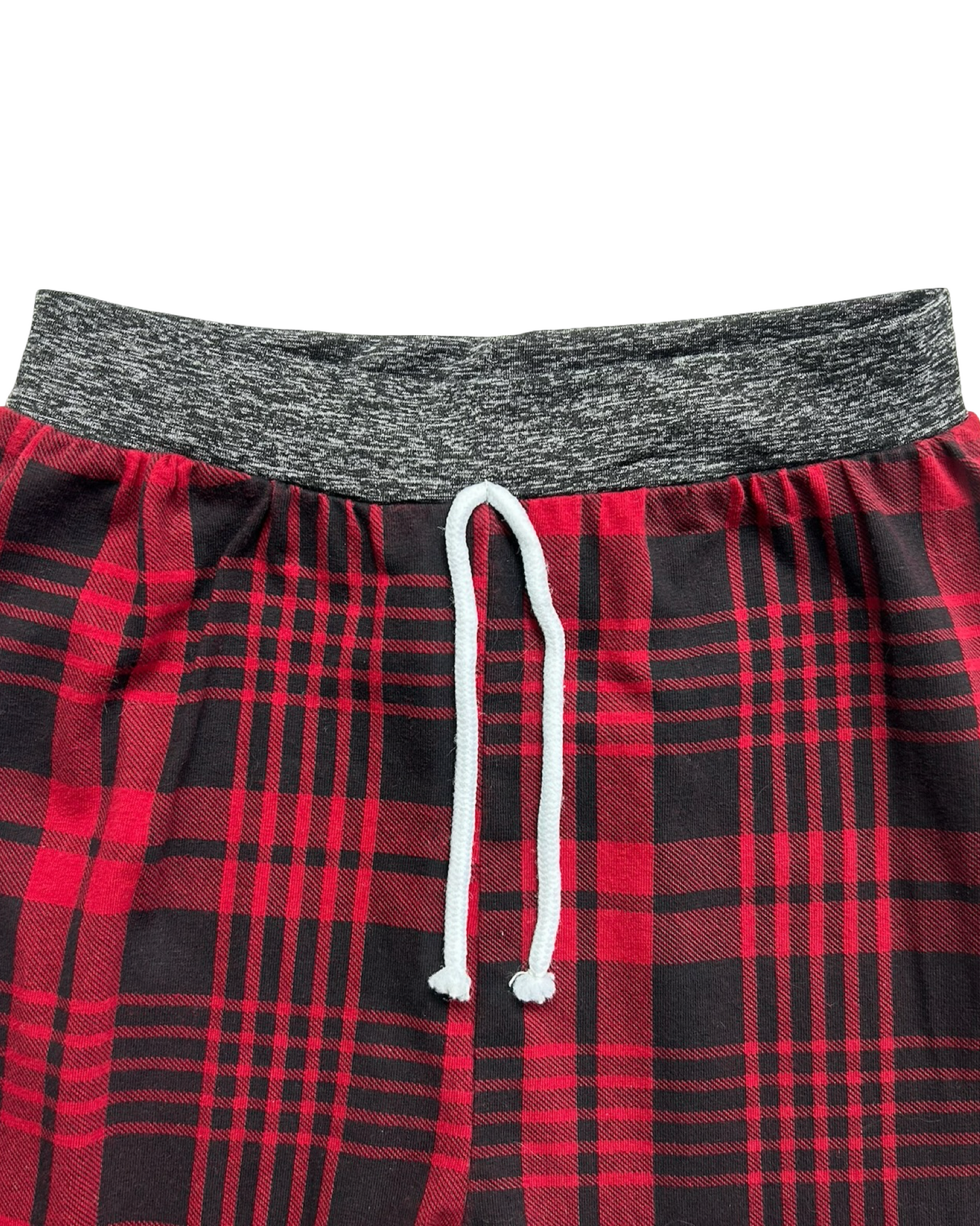 5T Toddler Boys Red Buffalo Plaid Print  Jogger