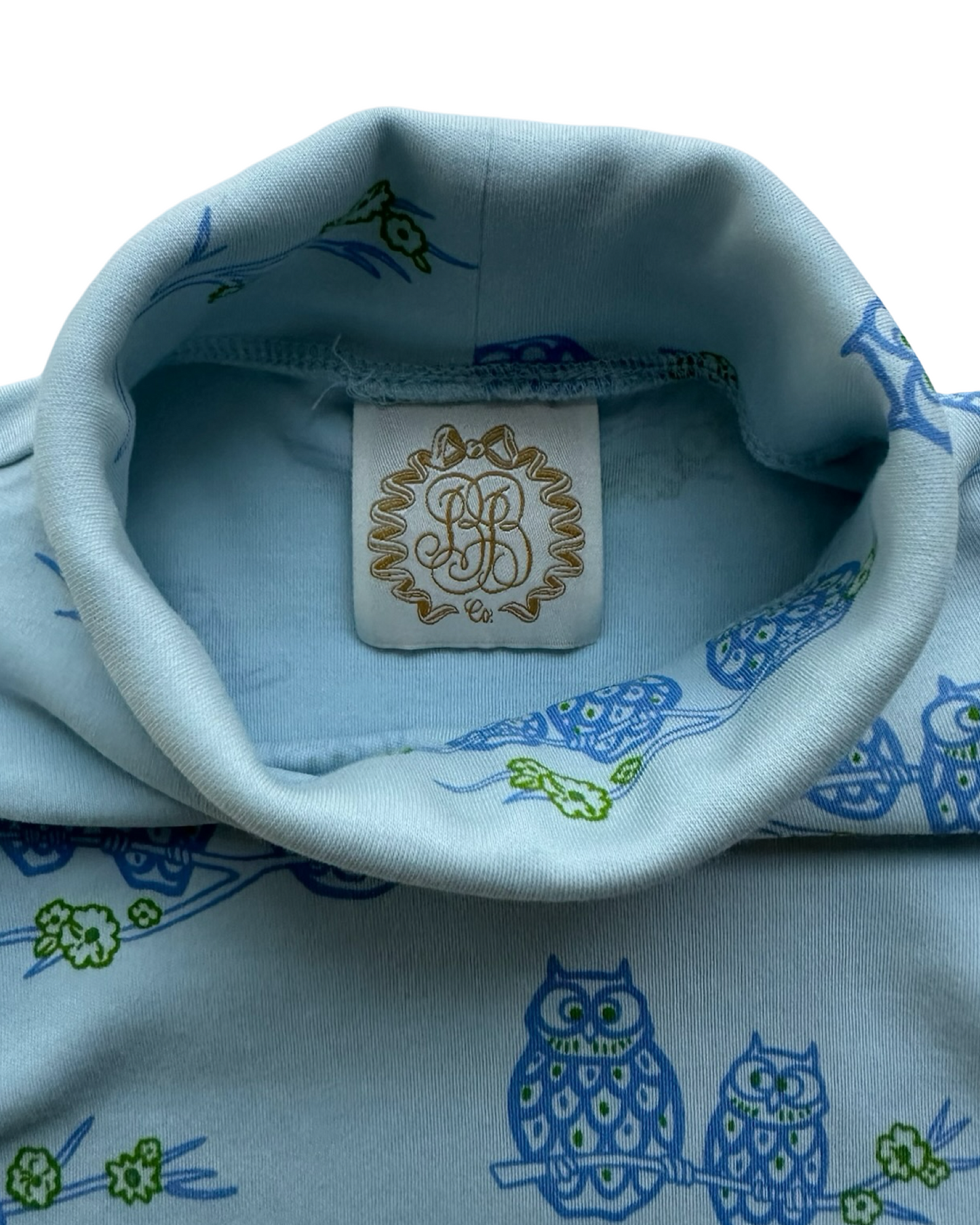 3T Toddler Girls The Beaufort Bonnet Company Owl Tatum’s Turtleneck Top