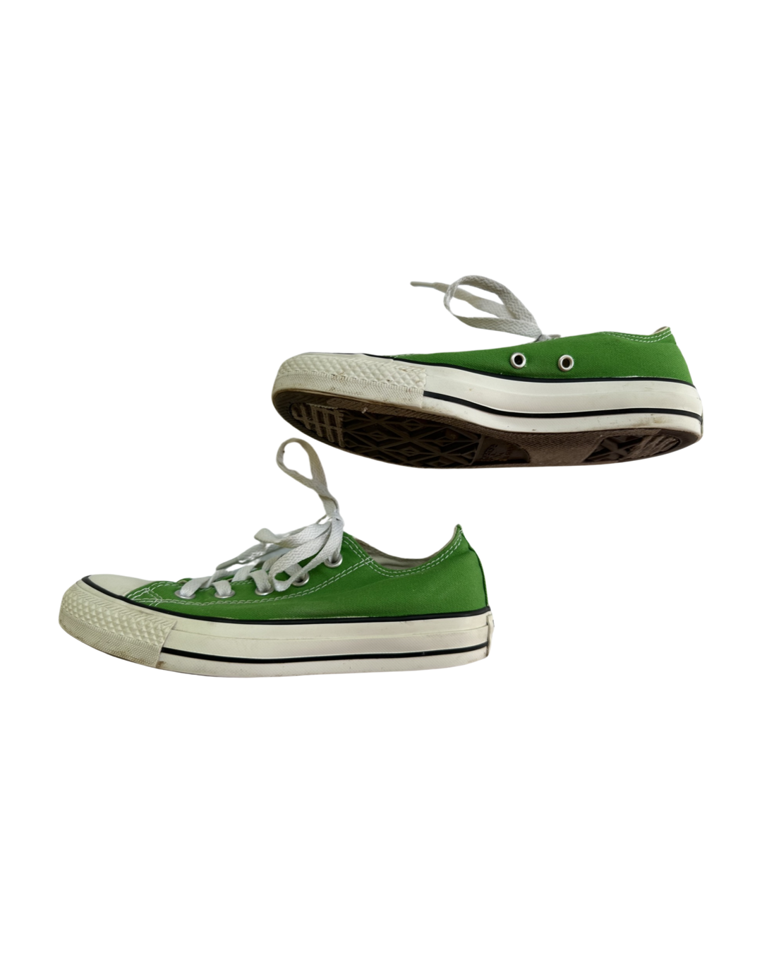 Men’s Size 4 / Women’s Size 6 Green Canvas Converse All Star Shoes