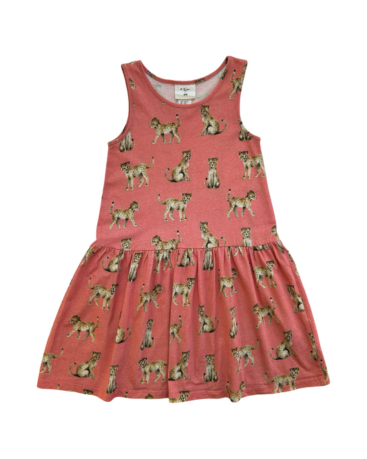 4T -6Y Toddler Girls H&M By Karolina Kijan Cheetahs 🐆 Dress