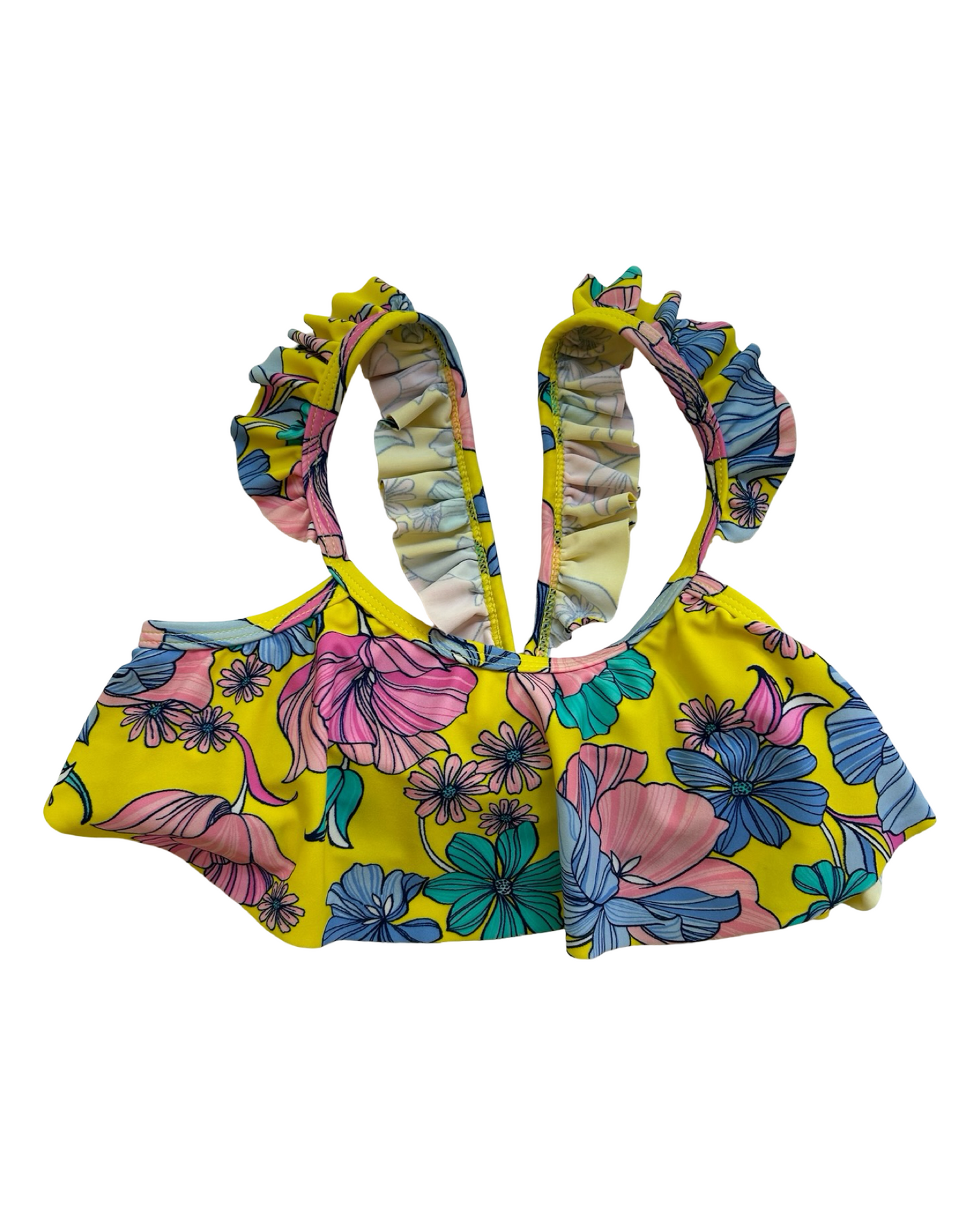 6T  Toddlers Girls GB Girls Floral Swimsuit 2 Piece Set.