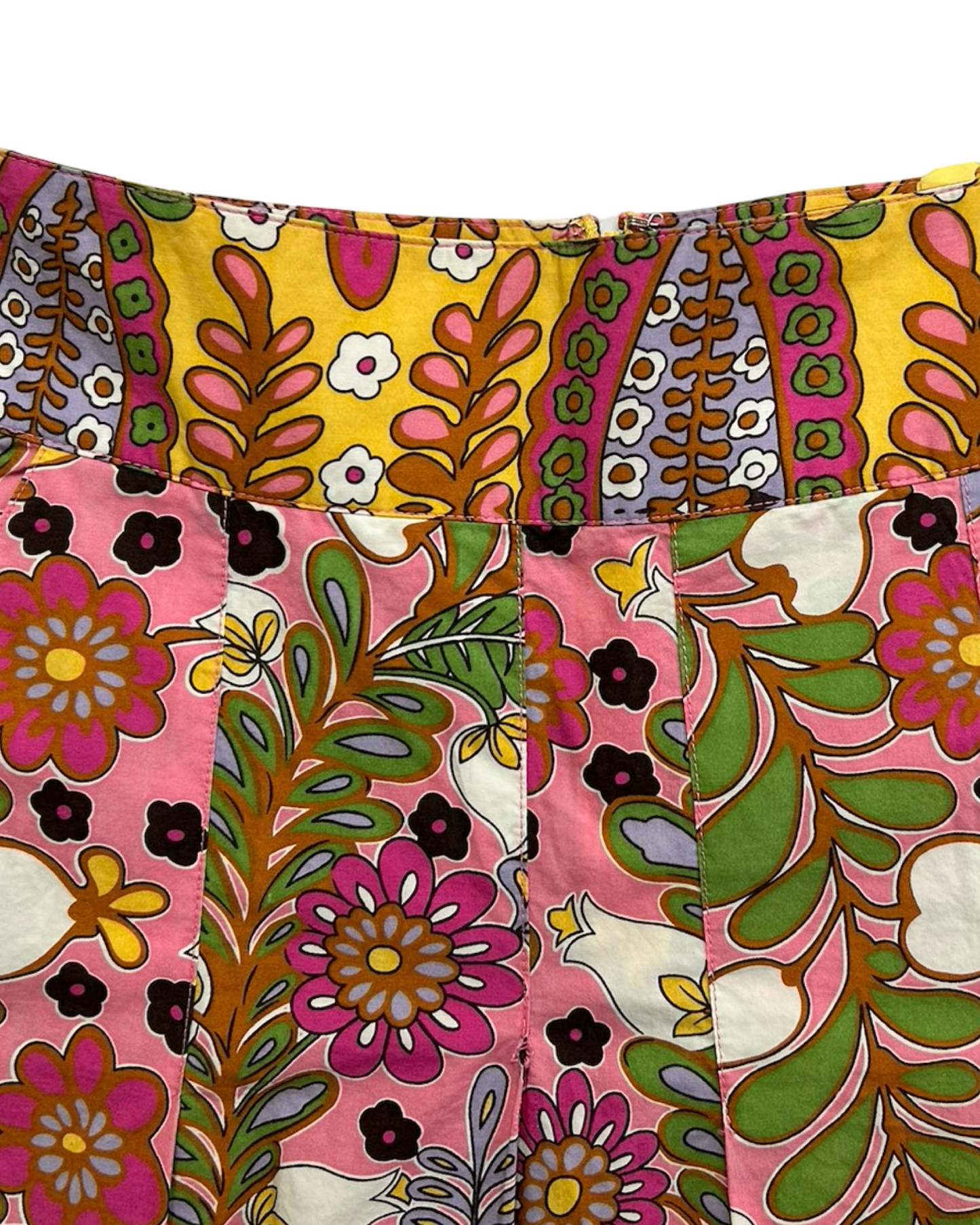 Women’s Size 4 Cabi Style Ashbury Pleated Cotton Floral Boho Hippie Skirt