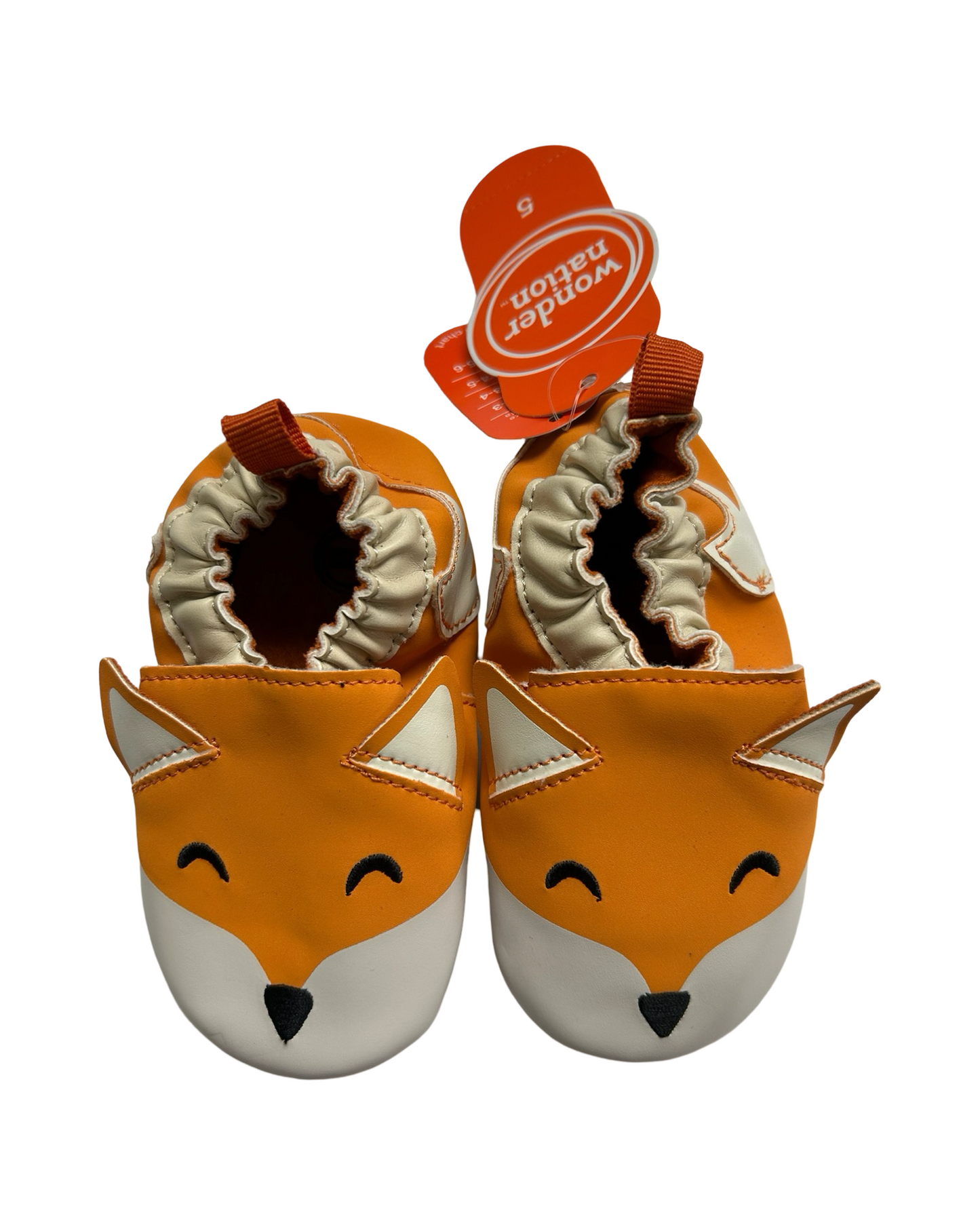 5C Toddler Boy / Girl Wonder Nation Orange Fox Moccasins NWT