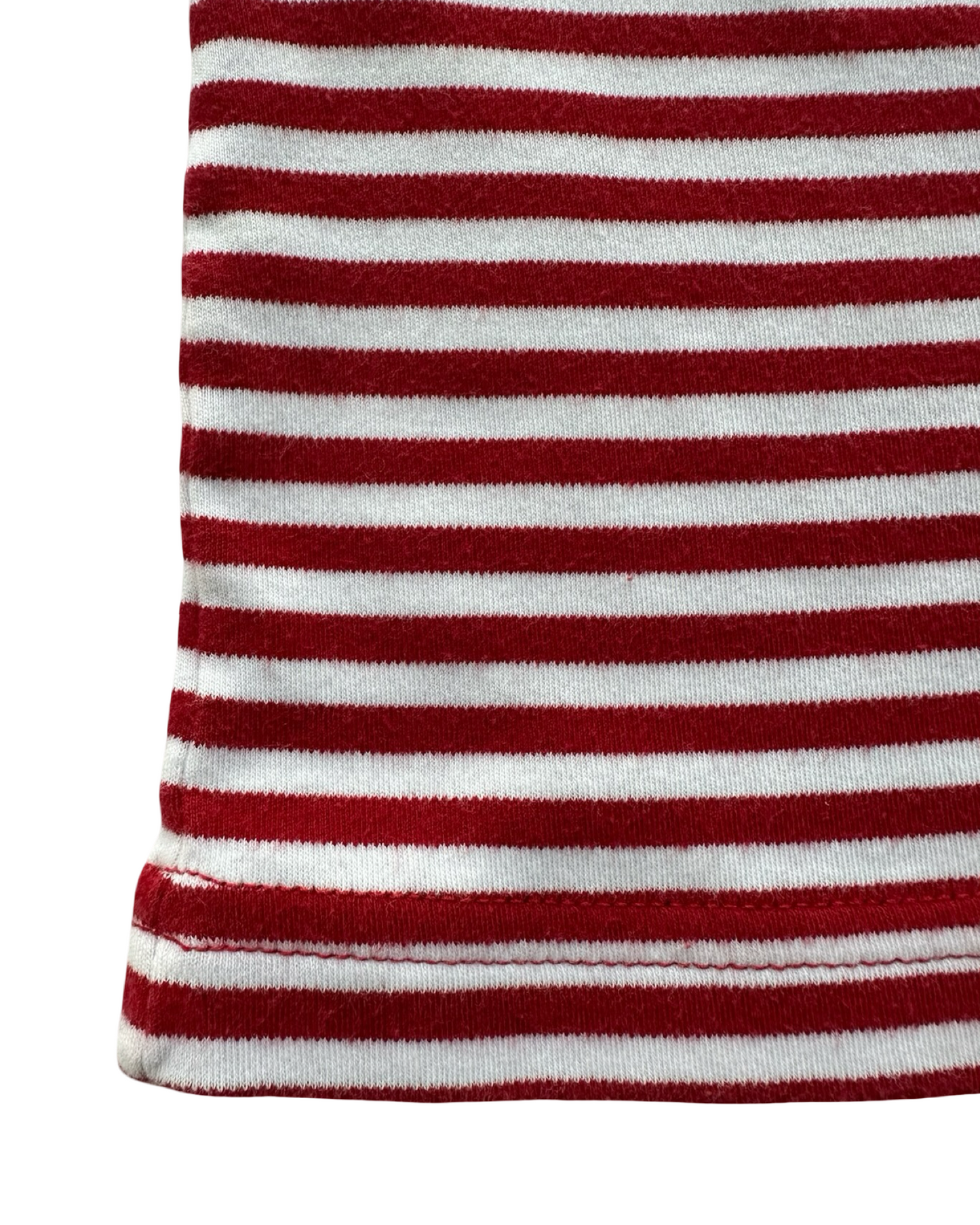 3M - 6M Baby Boy Squiggles Striped Christmas PJs 2 pc set