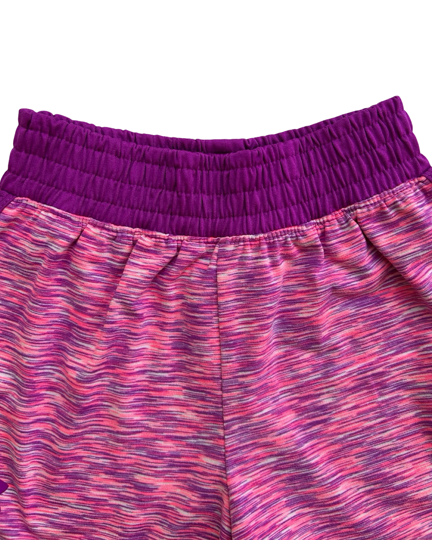4T Toddler Girls Under Armour Purple Record  Breaker Athletic Shorts