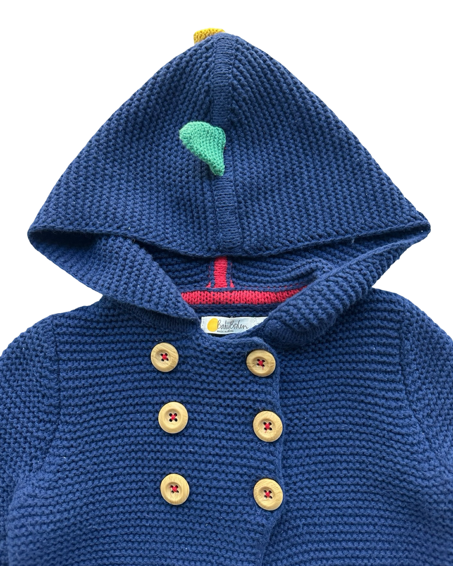 12M-18M Baby Boy Baby Boden Dinosaur 🦖 Knitted Jacket Sweater.