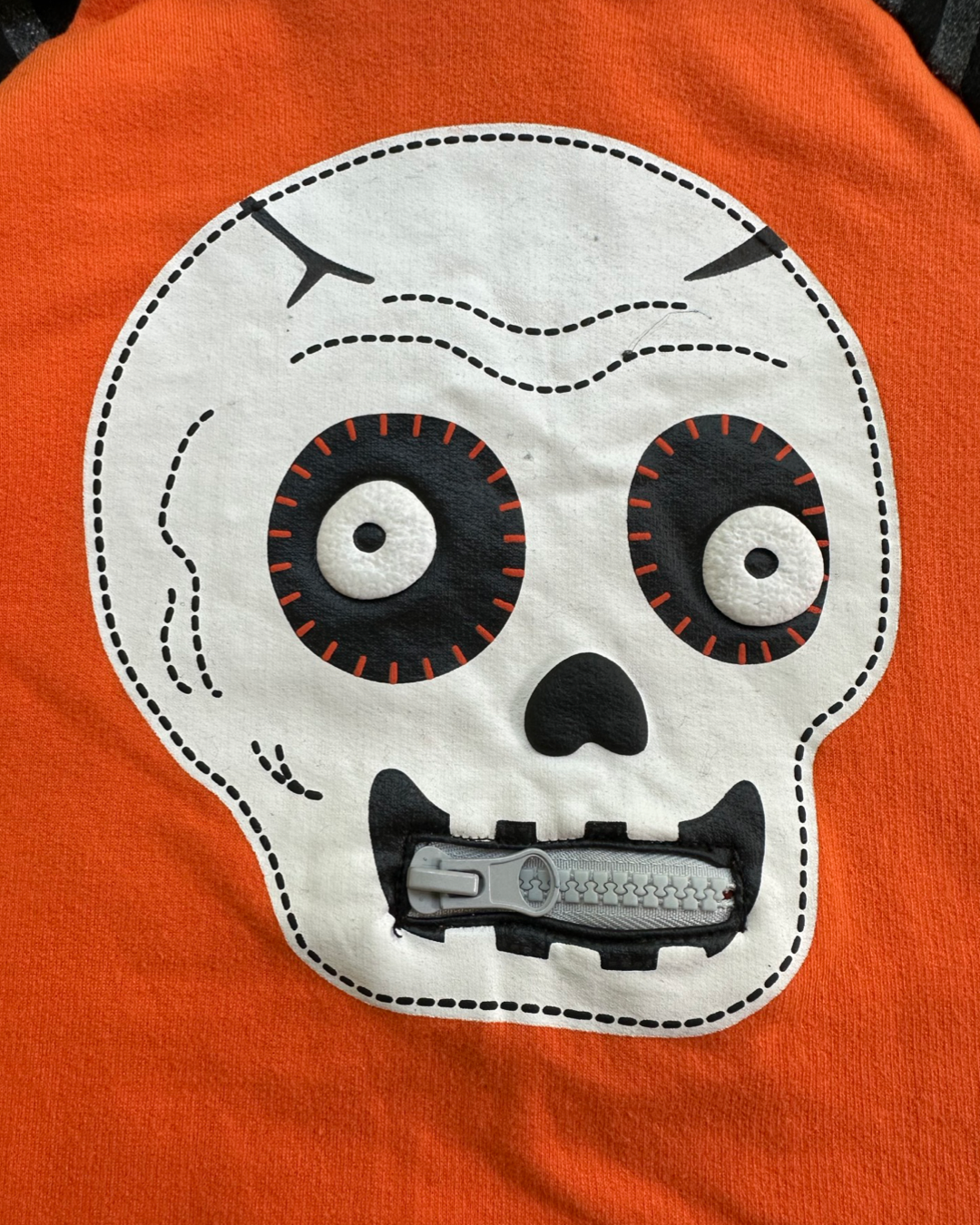 2T Toddler Boy Little Rebels Skeleton Hooded Sweatshirt