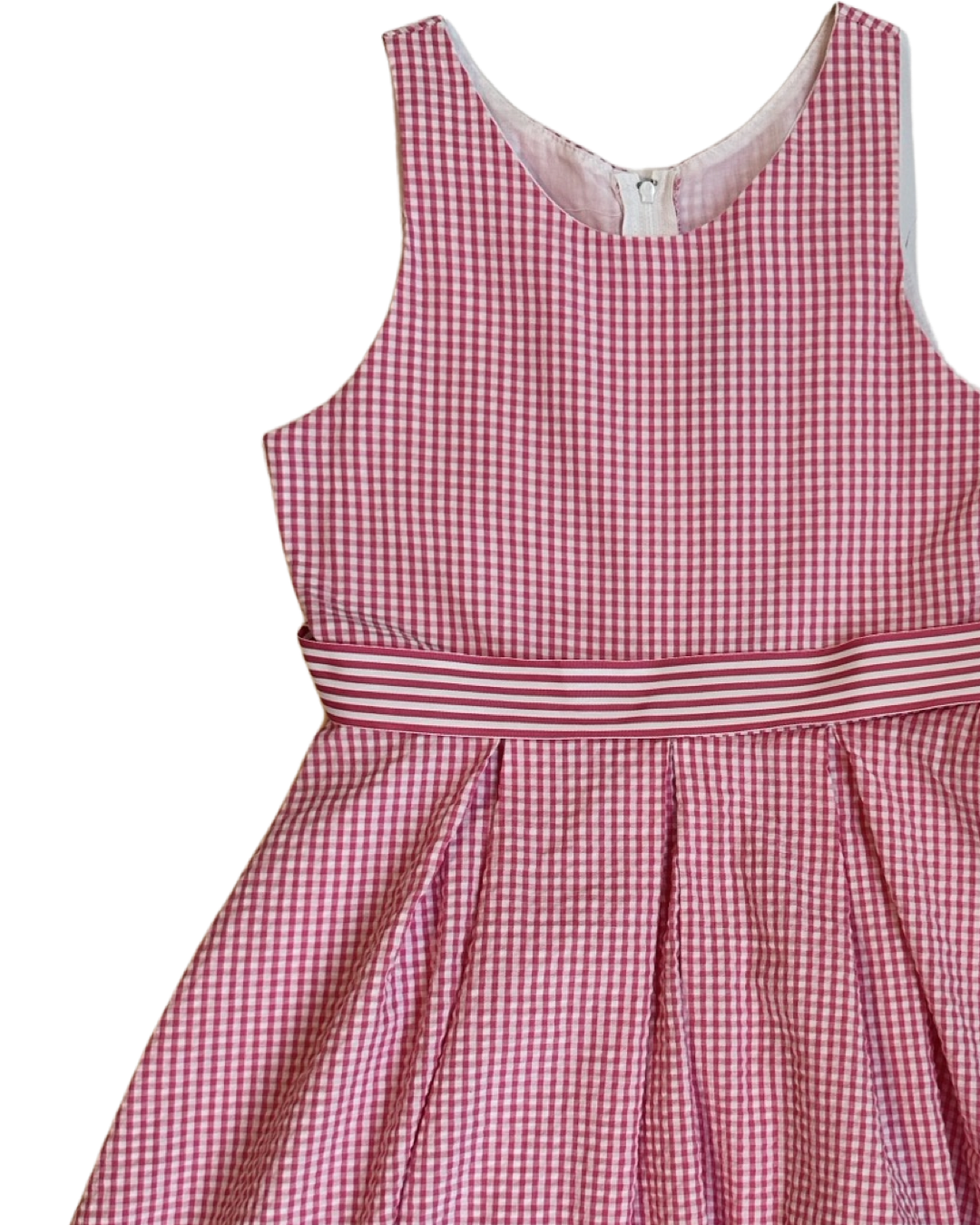 Youth Girls Size 12 Pink Gingham Rare Editions Dress