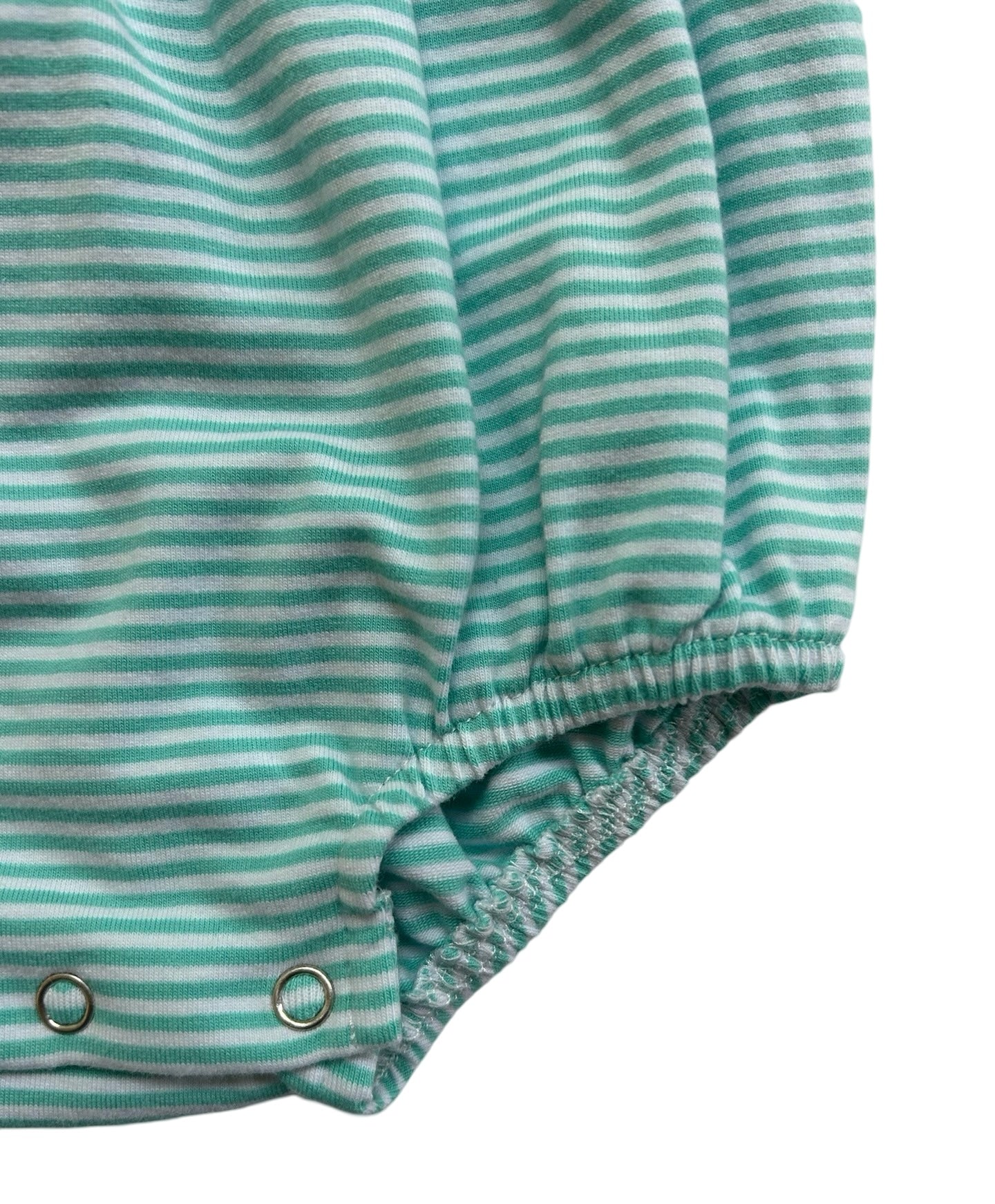 6M Jellybean By Smock Candy, Benjamin Bubble Light Green Striped. NEW