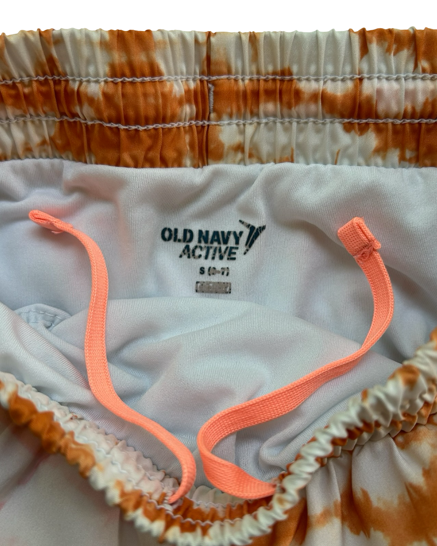 6-7 Young Girls Old Navy Active Go- Dry Cool Printed Run Short.