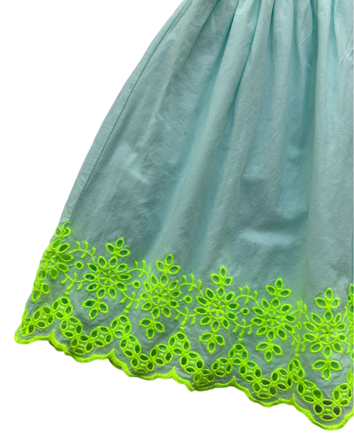 4T Toddler Girls Baby Gap Green Eyelet Dress