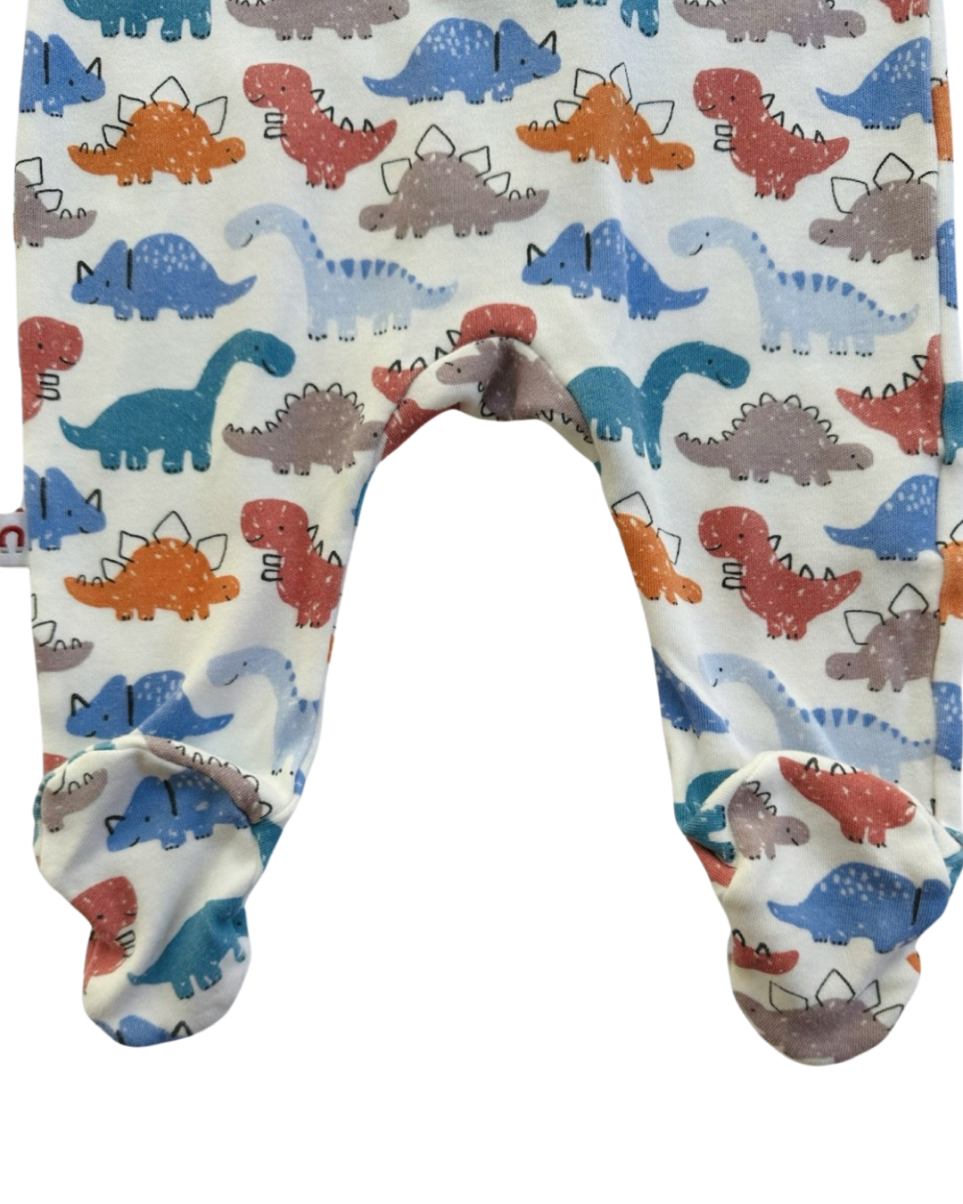 0-3M Baby Boy E=MC2 Magnetic Dinosaur Sleeper PJs