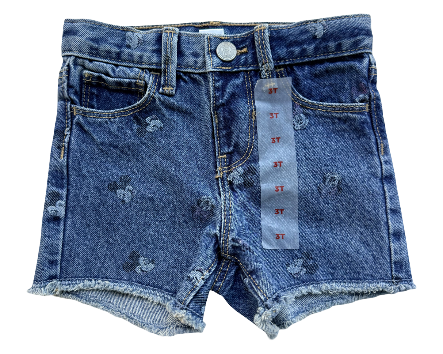 3T Toddler Girls Old Navy Disney Minnie Mouse Jean Shorts