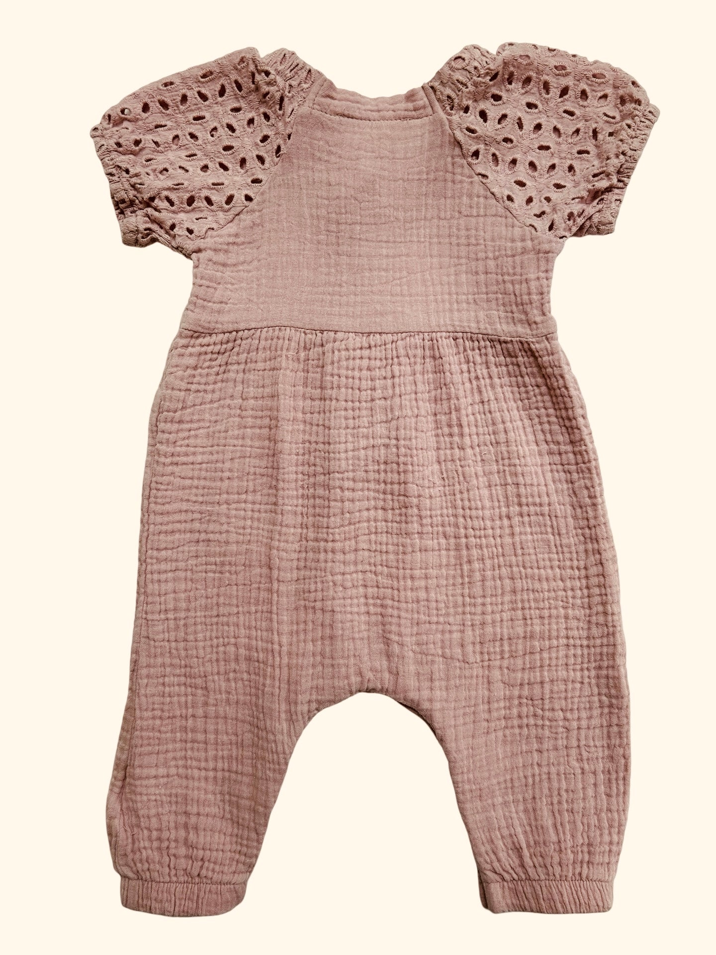 3M-6M Jessica Simpson Baby Girls Long Romper Outfit