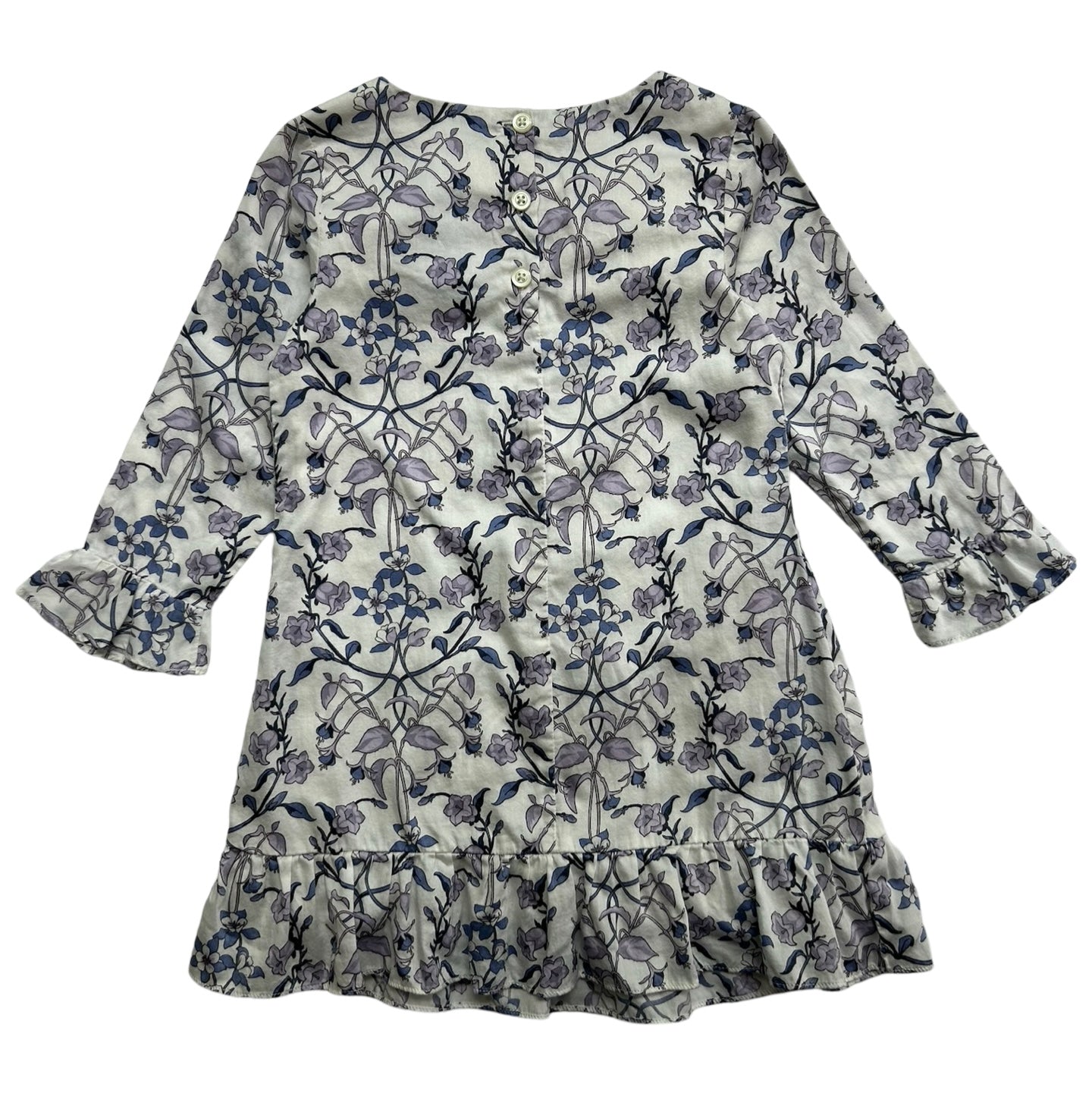 2T Toddler Girls Janie & Jack Fall Floral Long Sleeves Dress