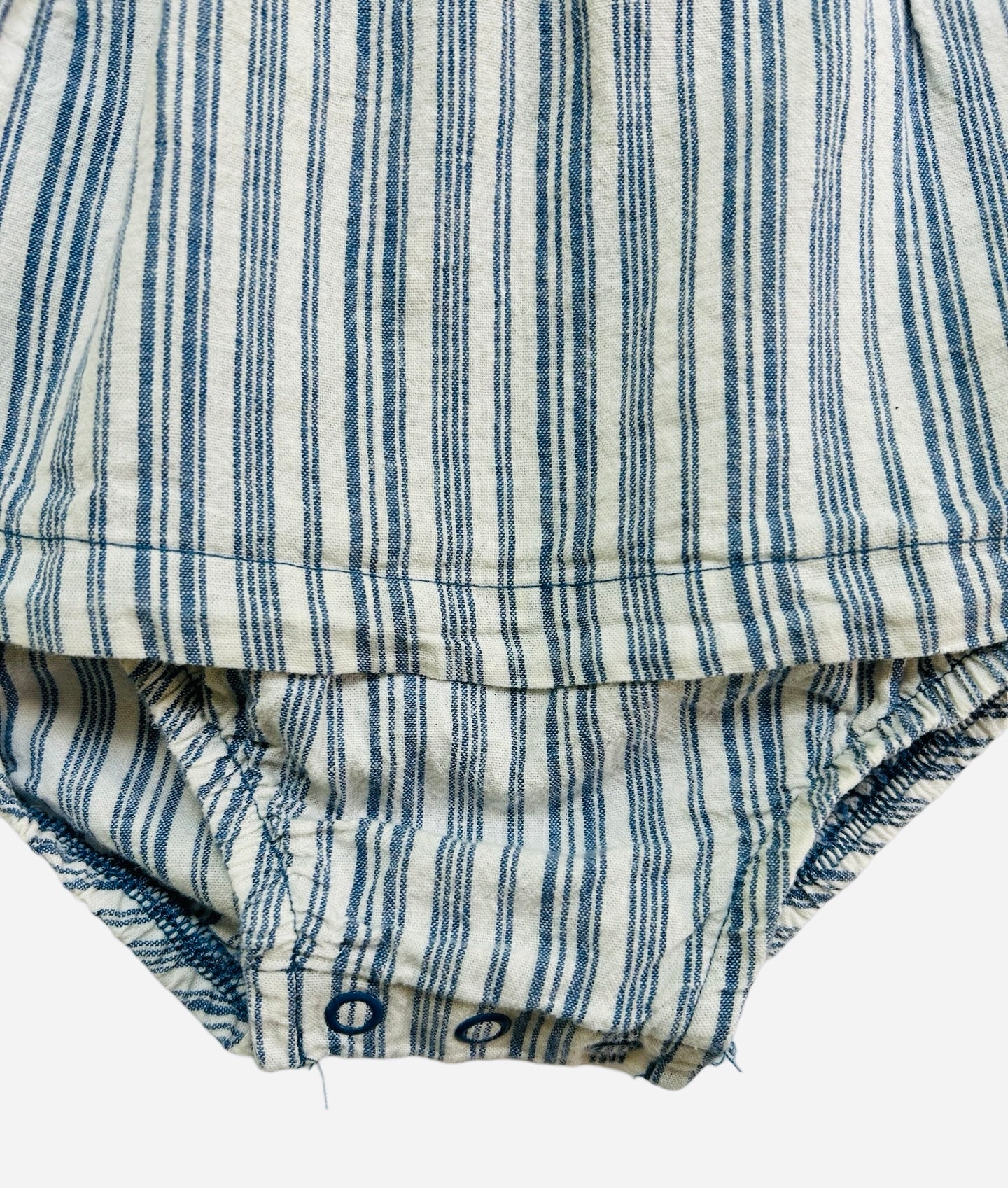 3M Baby Girl Carters Just One You Linen Striped Onesie Dress