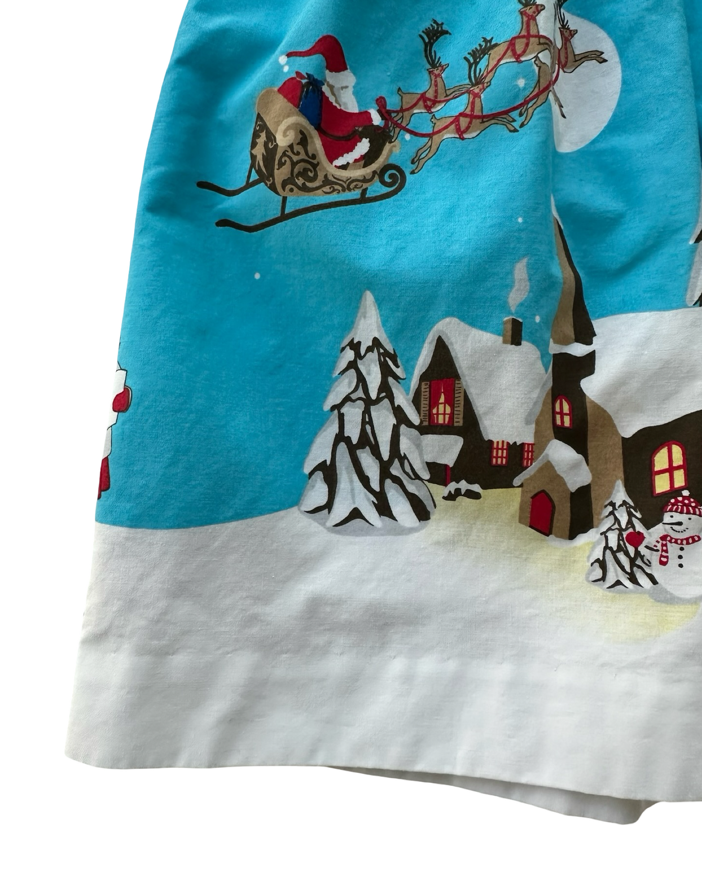 4T - 5T Toddler Girls Eleanor Rose Rhonda Polka Dots Santa Snow Christmas  Long Sleeve Dress