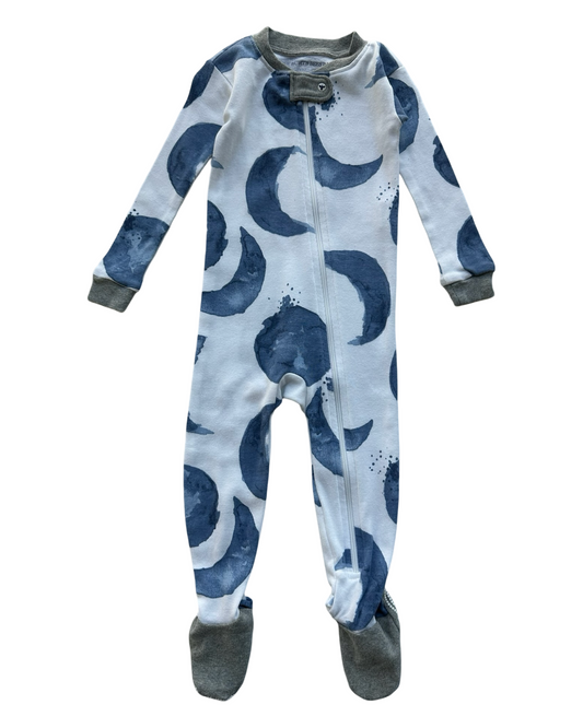 12M Baby Boy Organic Cotton Hello Moon 🌕 🌙 Pajama.