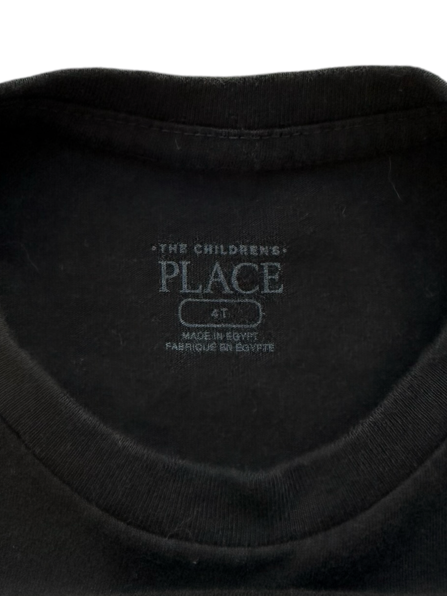 4T Toddler Boy Black The Childrens Place Short Sleeve This is My Inside Voice Graphic T-Shirt