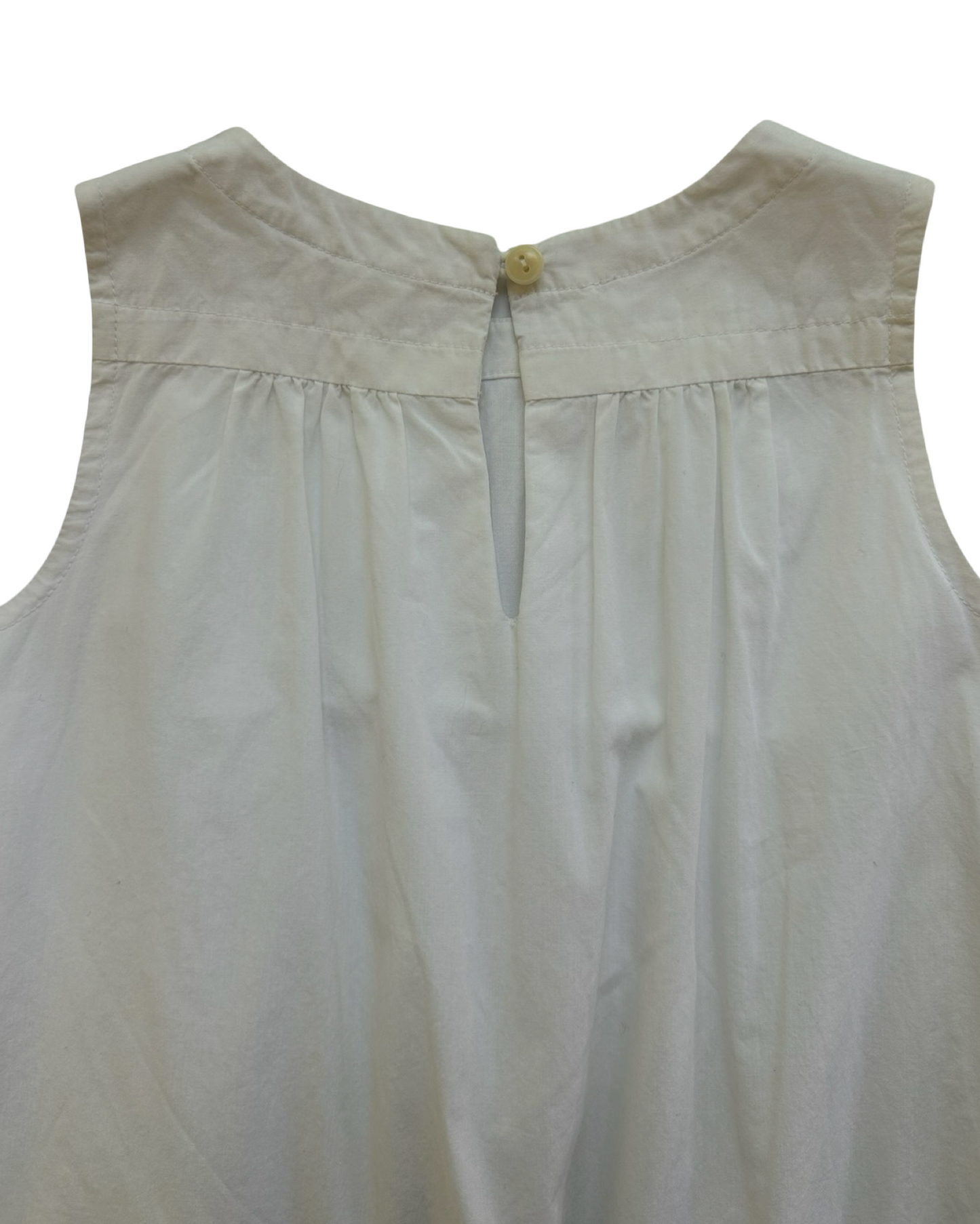 4T Toddler Girls Crewcuts Cotton Poplin Embroidered Dress.