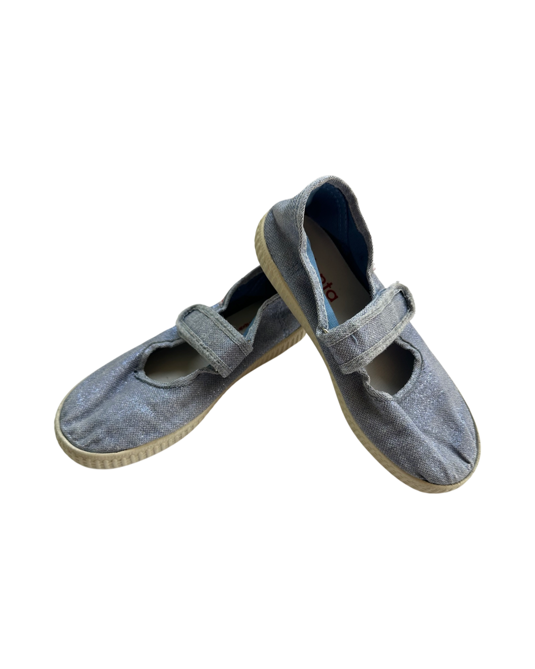 12C Toddler Girl Blue Sparkle Mary Jane Cientas size 30 / 12C