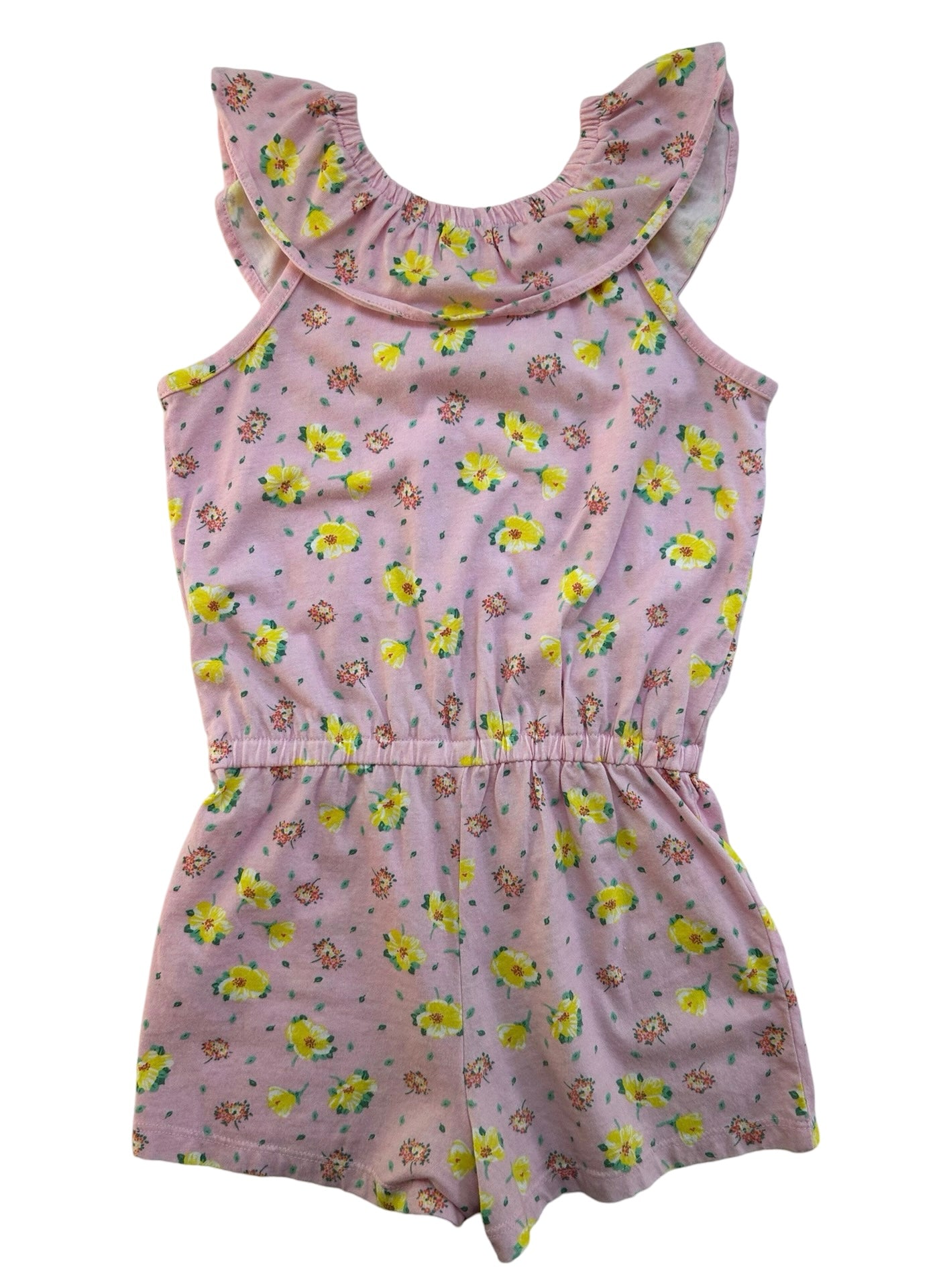6/6X Toddler Girl’s Carters Kid Floral Jersey Print Romper