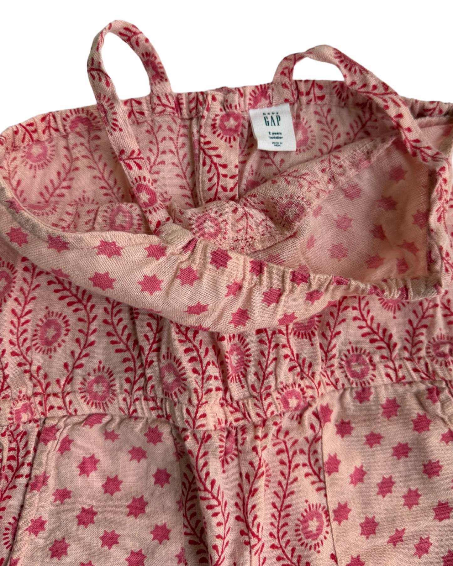 2T Toddler Girl Baby Gap Pink Romper
