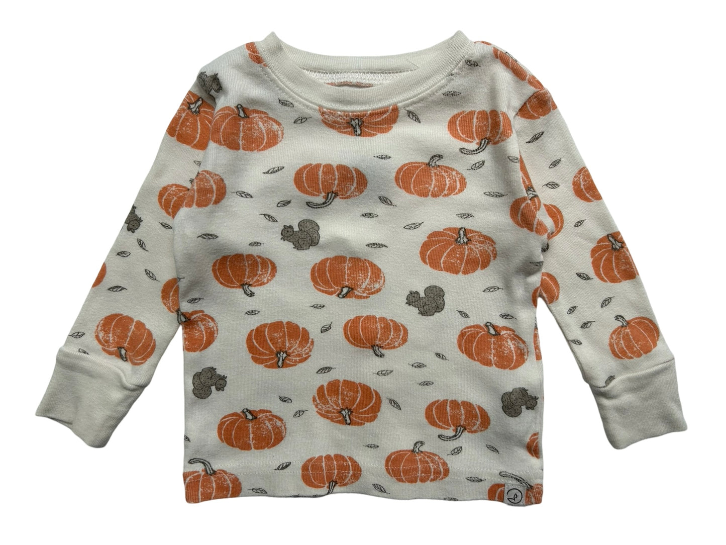 6M Baby Girl Little Planet Organic By Carters Pumpkin Pajamas Set