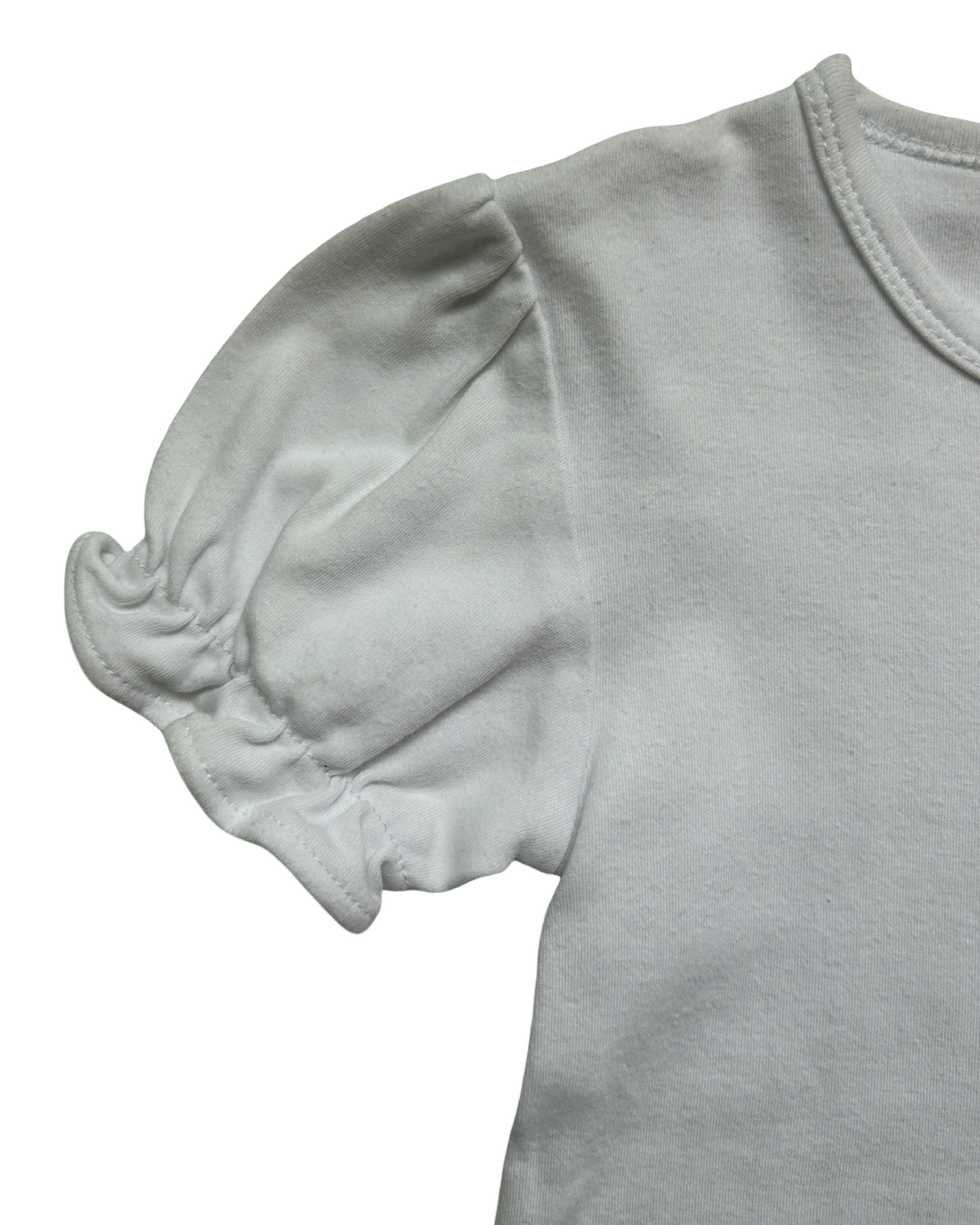 4T Toddlers Girls Lolly Wolly Doodle Short Sleeve Ruffle Top