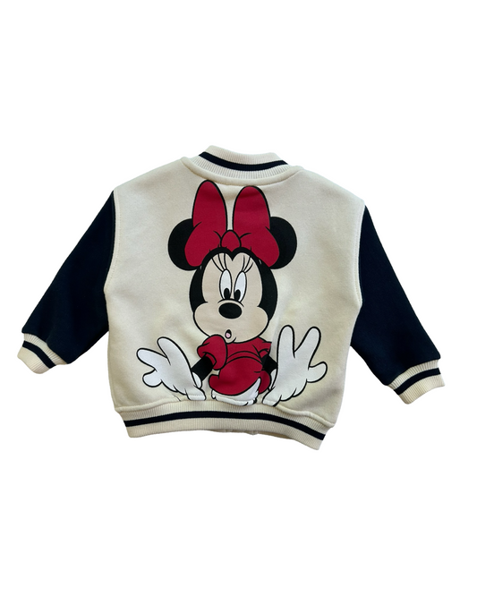 9M - 12M Baby Girls Zara Disney Minnie Mouse Bomber Jacket