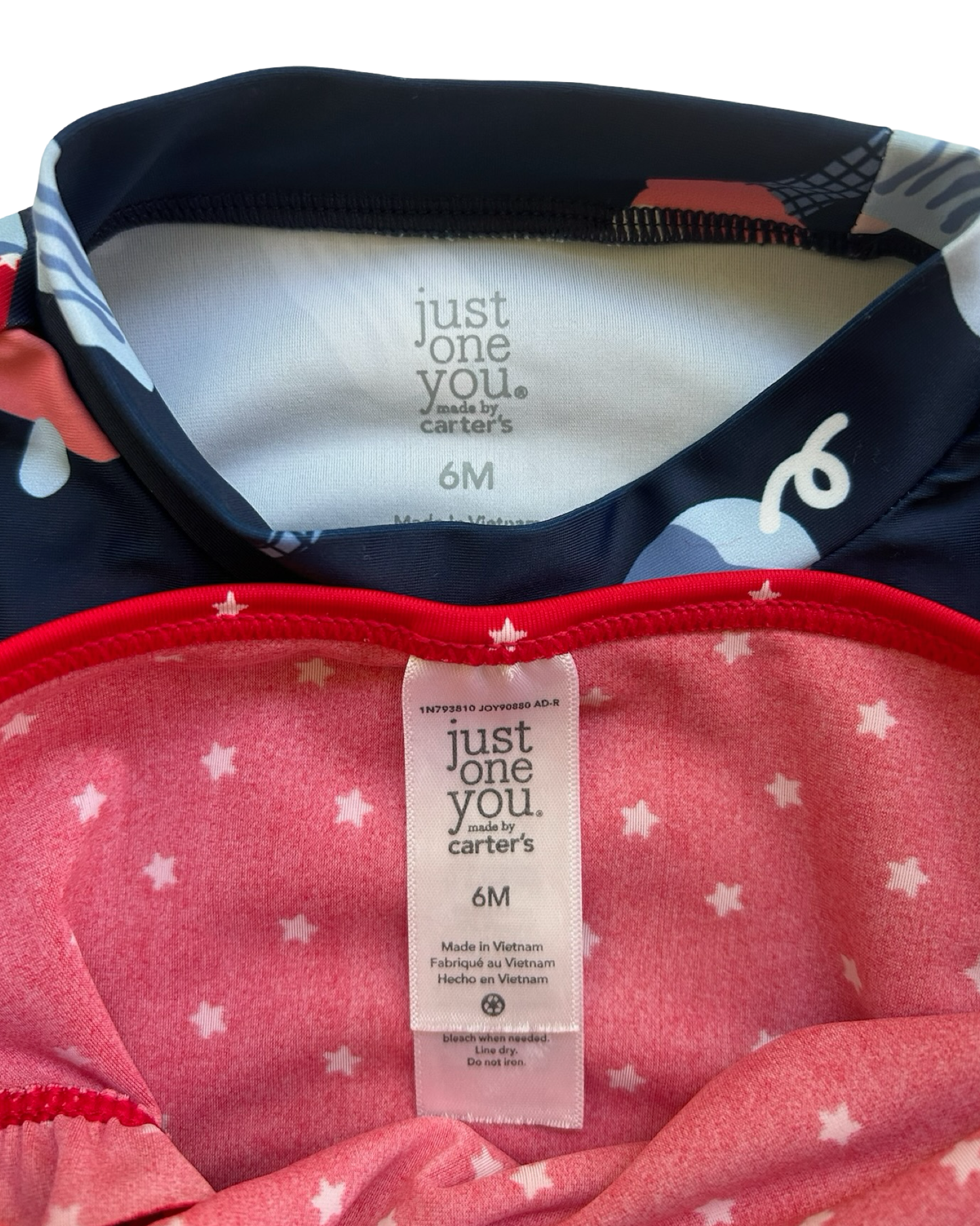 6M Baby Girl Just One You By Carters Navy Popsicle RashGuard Swim Suit