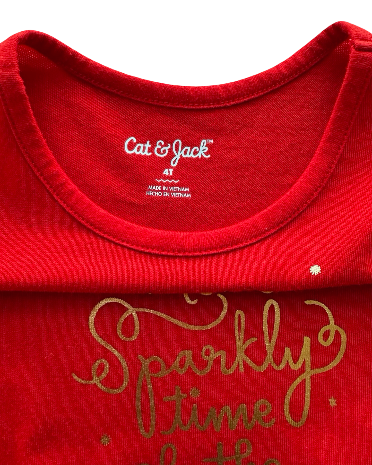 4T Toddler Girl Cat & Jack Reindeer Tulle Dress