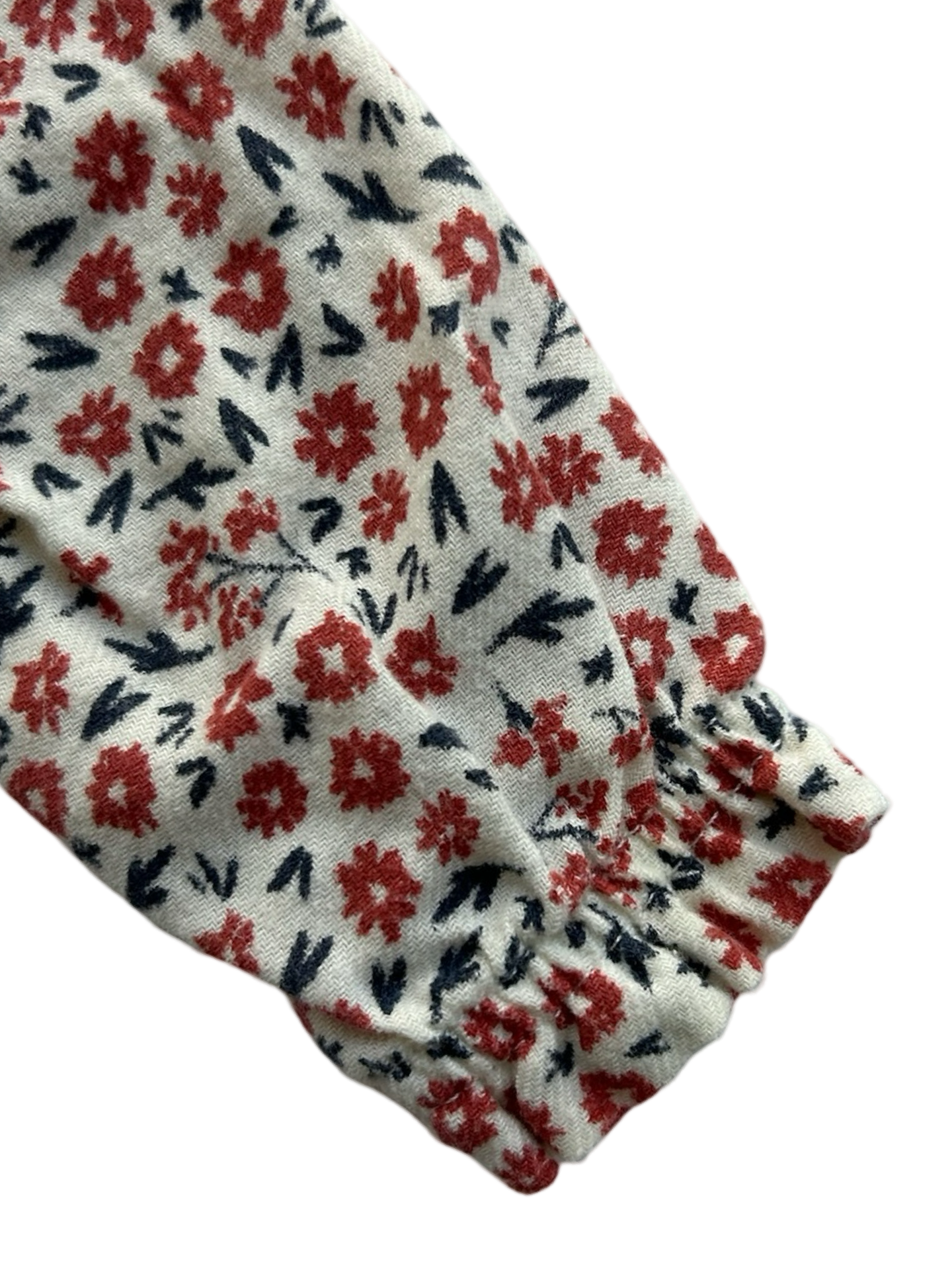 3M Baby Girls Carters Floral Long Sleeve Bubble Romper.
