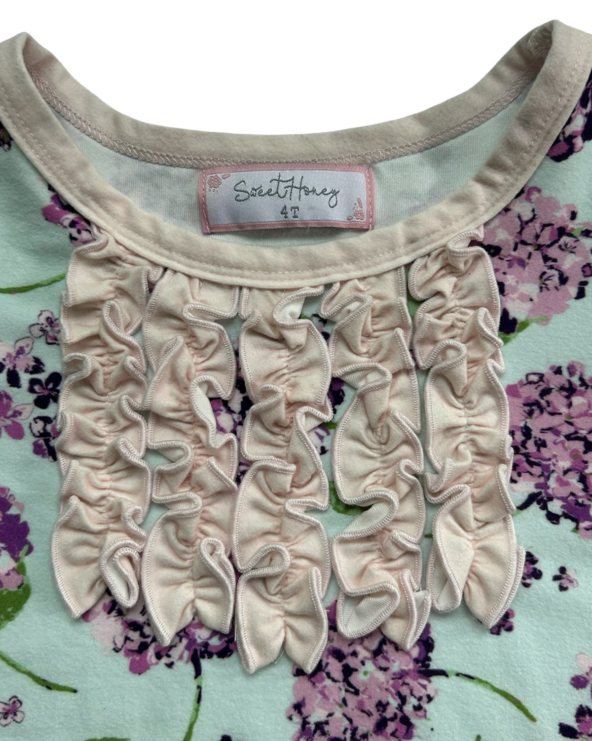 4T  Toddlers Girls Sweet Honey Bed Head Short Pjs 2 Piece Set
