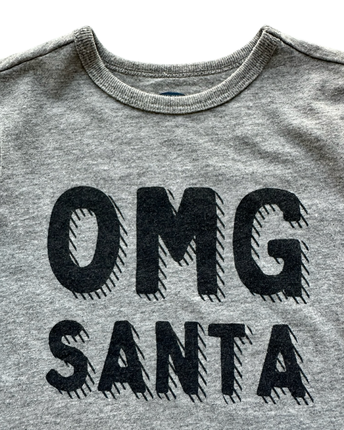 3T Toddler Boy Old Navy Holiday Christmas OMG SANTA Shirt