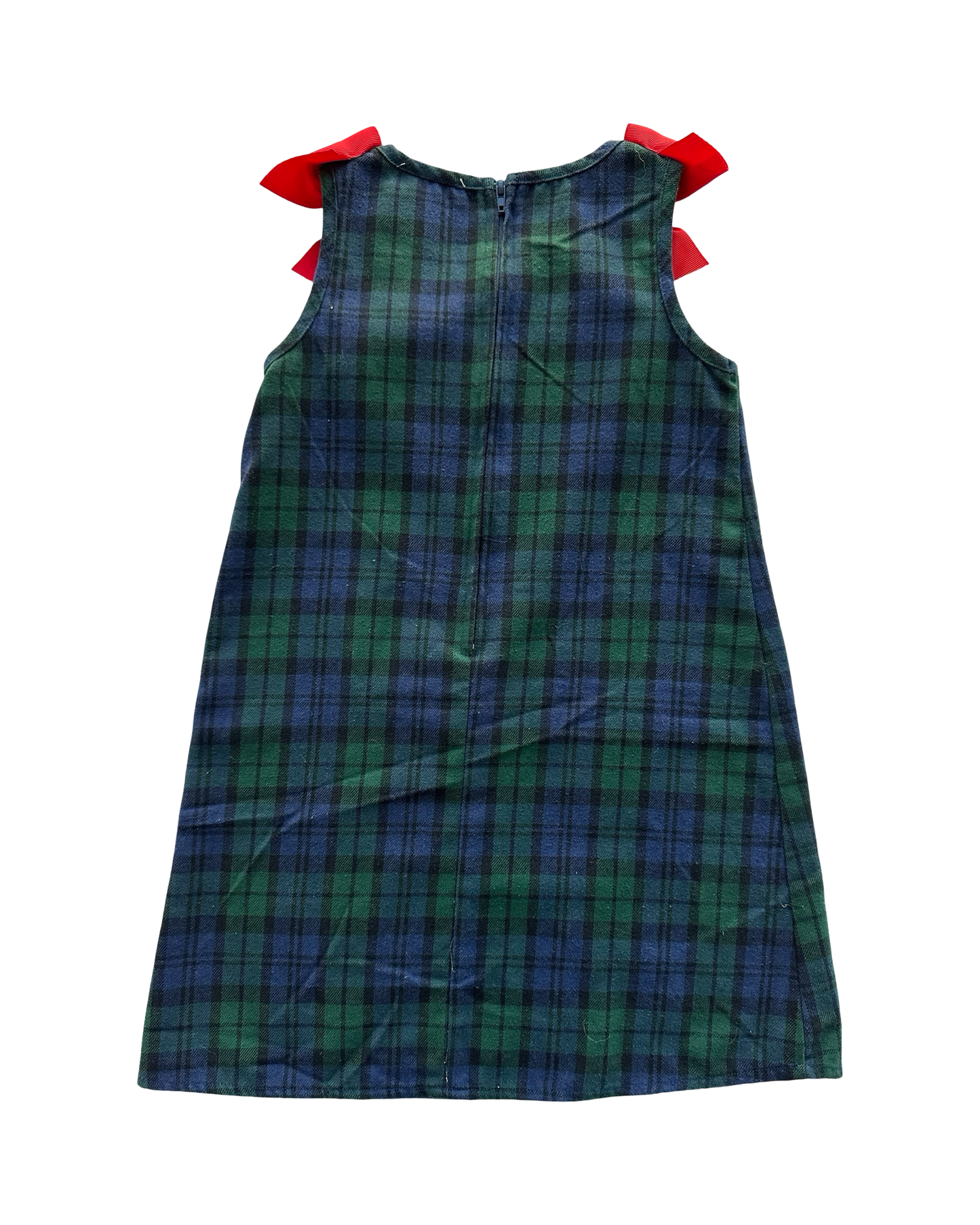 4T Toddler Girls Rare Editions Santa Sleigh Appliqué Christmas Dress