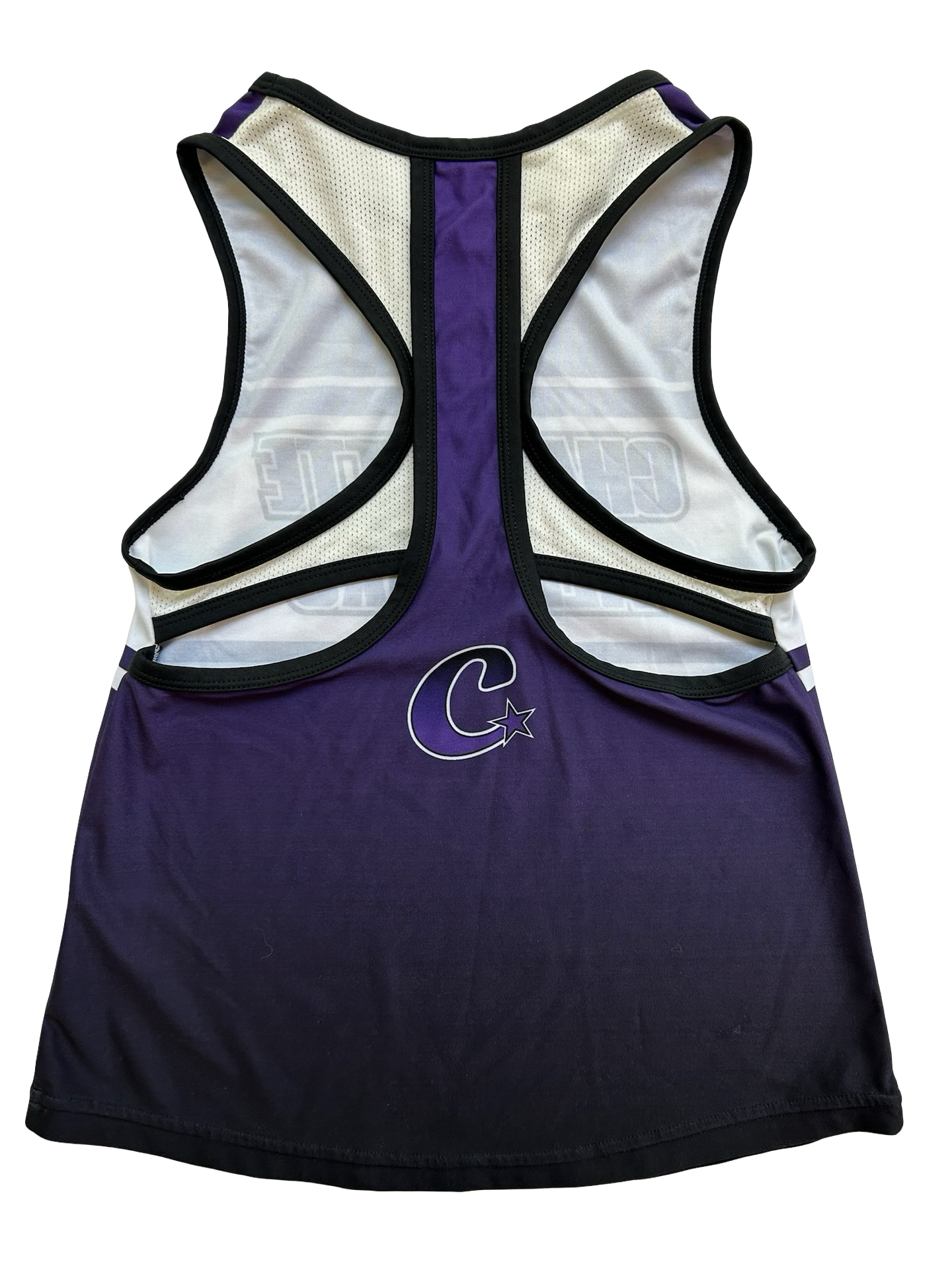 YXS 6 Youth Girls Cheerleaders Uniform Outfit Costume CHARLOTTE ALLSTARS Set 2 Piece.
