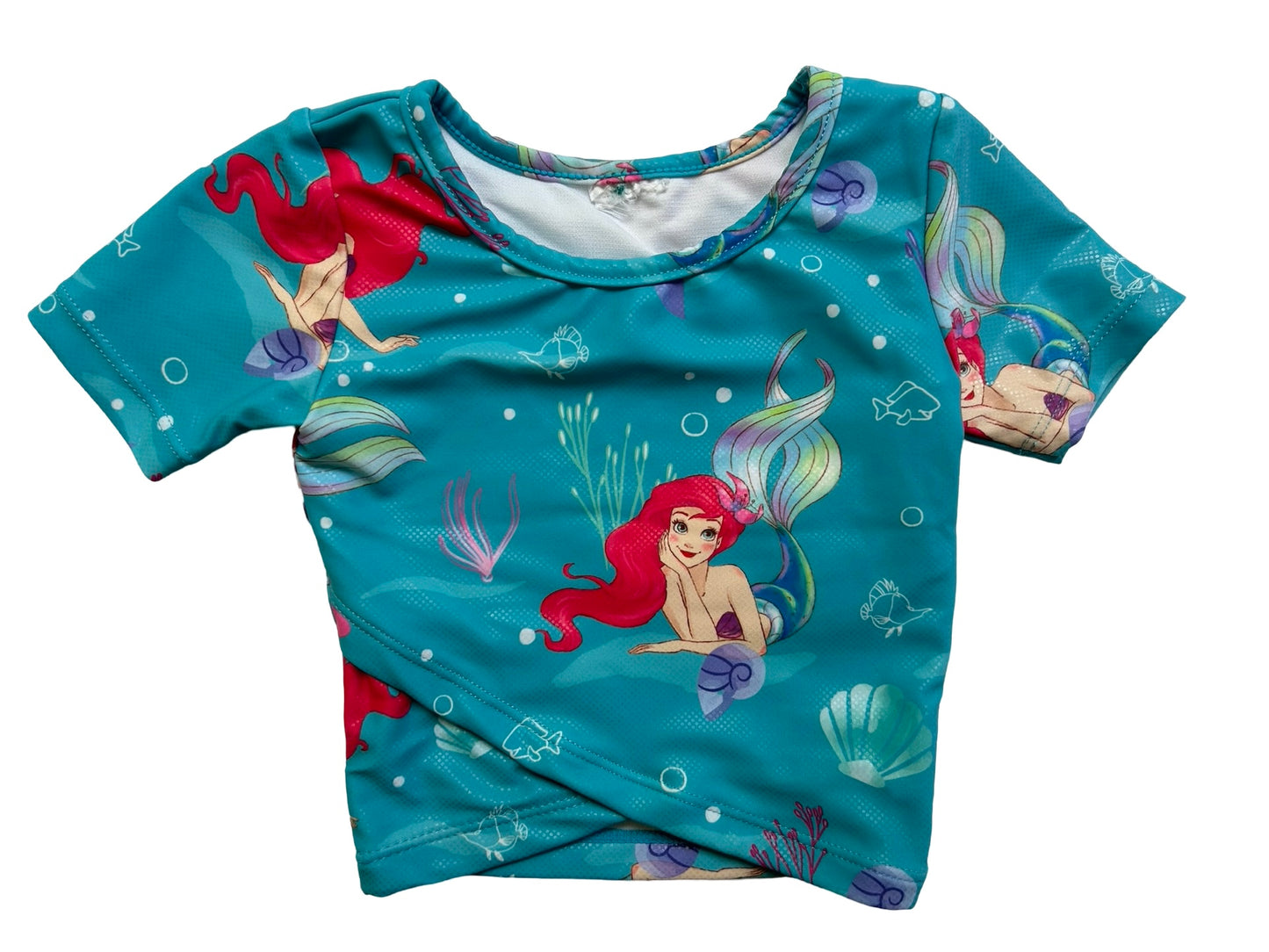 12M - 18M Baby Girls DISNEY The Little Mermaid Ariel Swimsuit Set 2 Pieces
