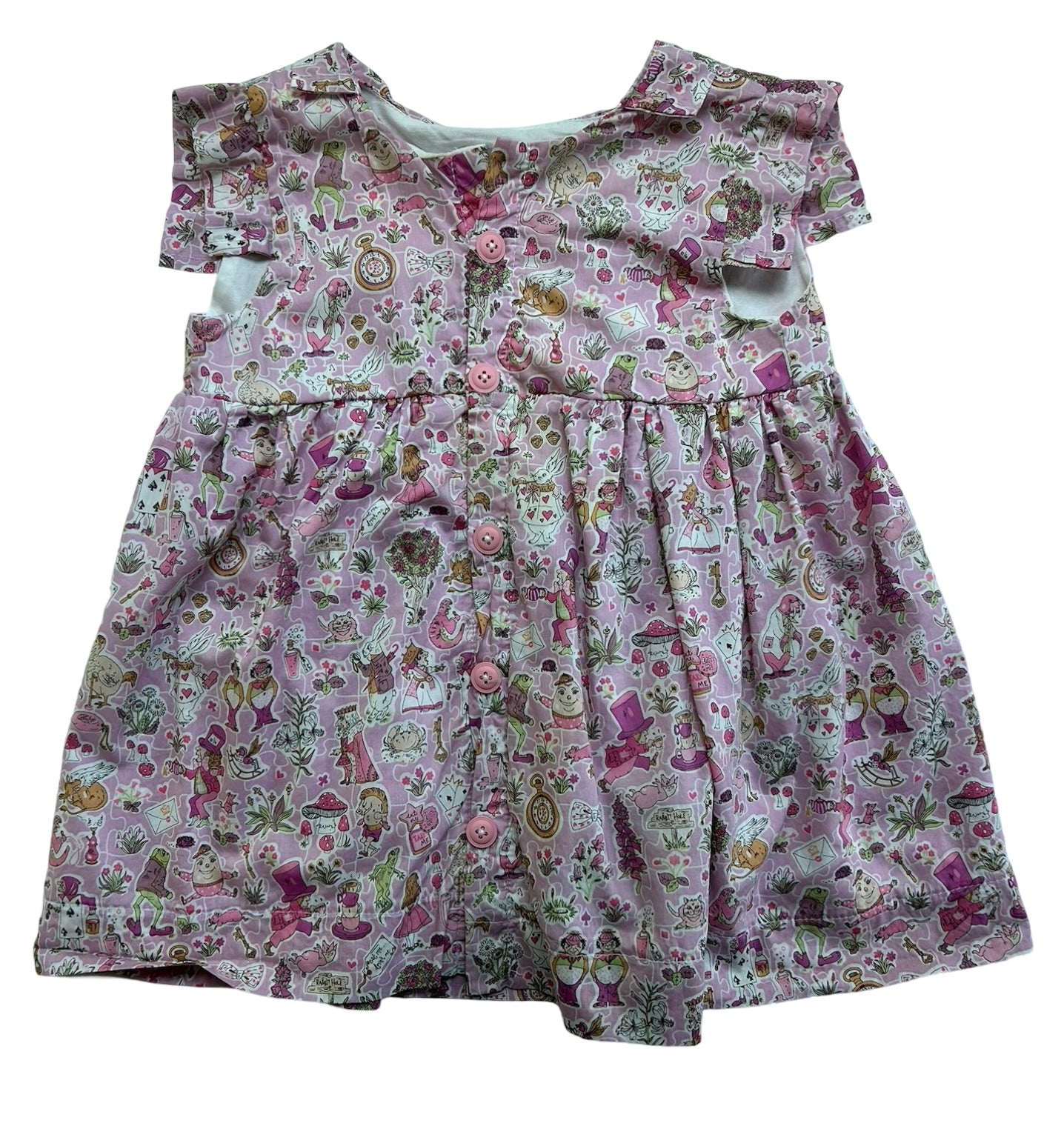 2T Toddler Baby Alice In Wonderland Dress.
