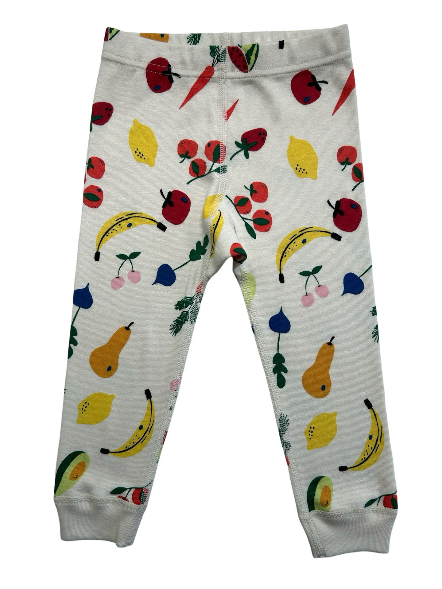18M-24M Hanna Andersson Baby Girls Fruits / Veggies Print Long Sleeve Pajamas 2 Pieces Set. NWT