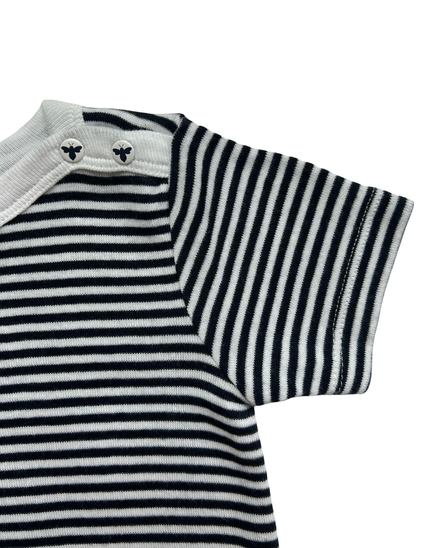 0-3M Baby Boy’s Burt’s Bees Baby Organic Bubble Romper Short Sleeve.