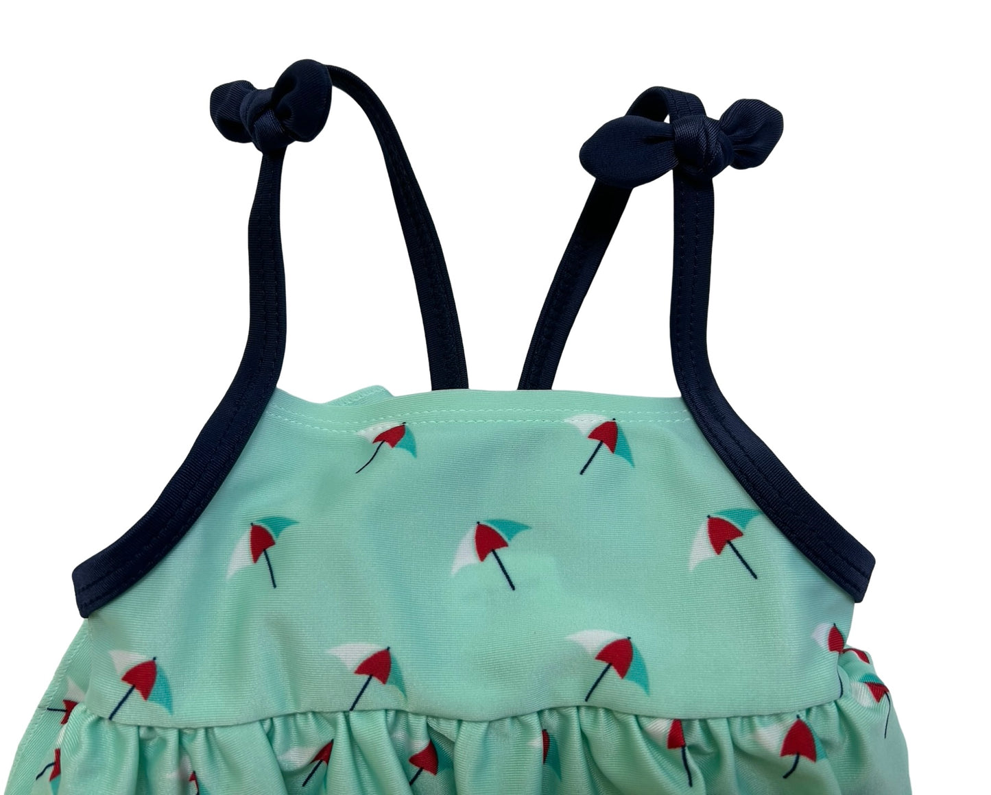 3M - 6M Baby Girl Cat & Jack Target Hose Brand Blue Umbrella ☂️ ☂️☂️ Infant Swim Suit One Piece.
