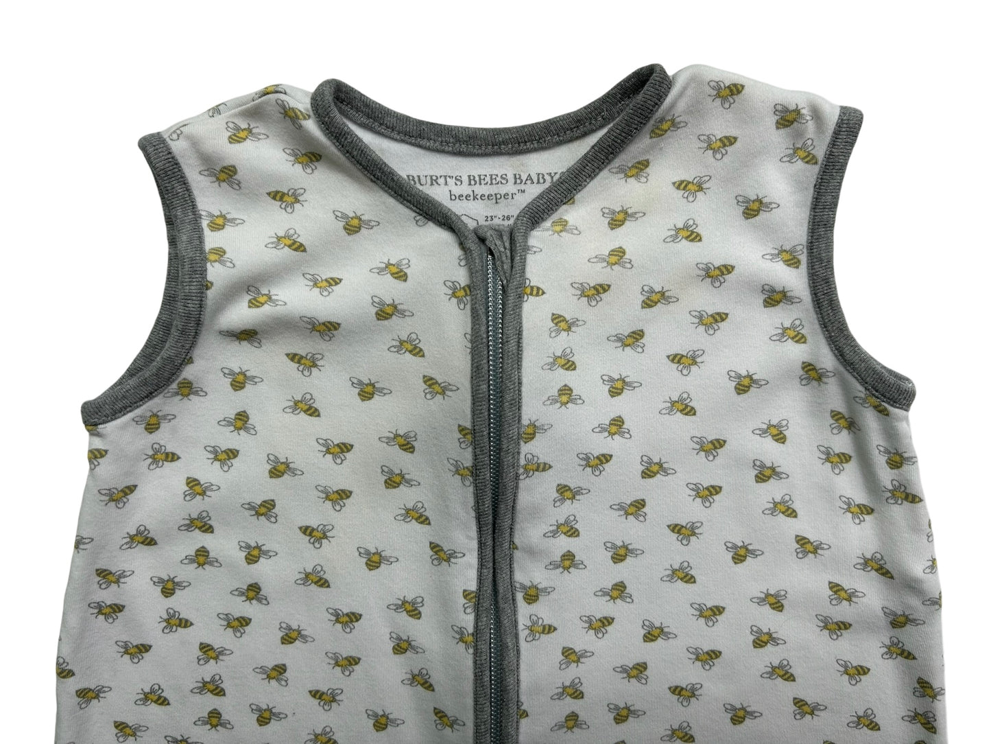 0-6M (Small) Burt’s Bees Baby Beekeeper Sleep Sack Wearable Blanket Bee Print
