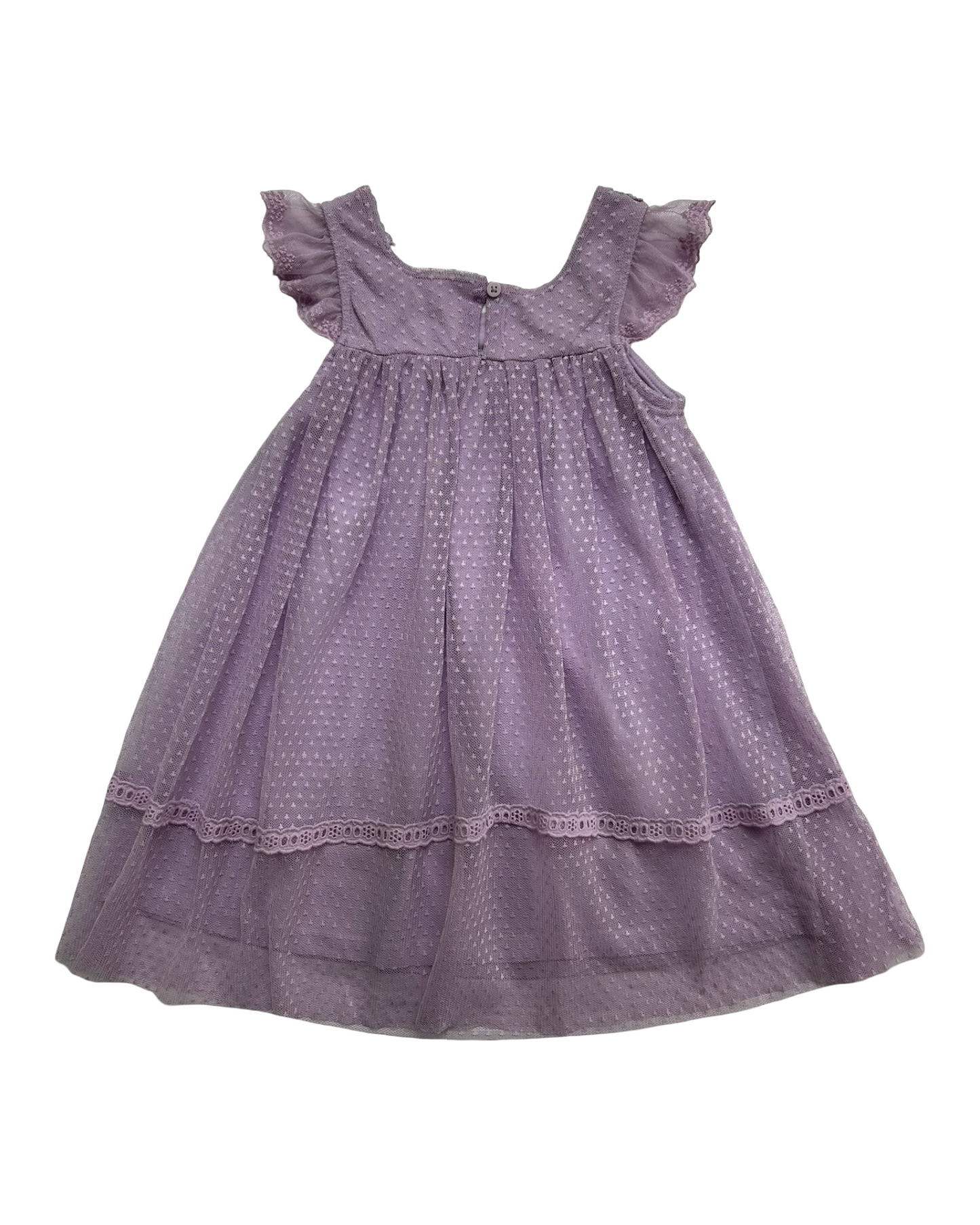 4T-5T Toddler Girls LCW Baby Square Neck Strapless Dress.